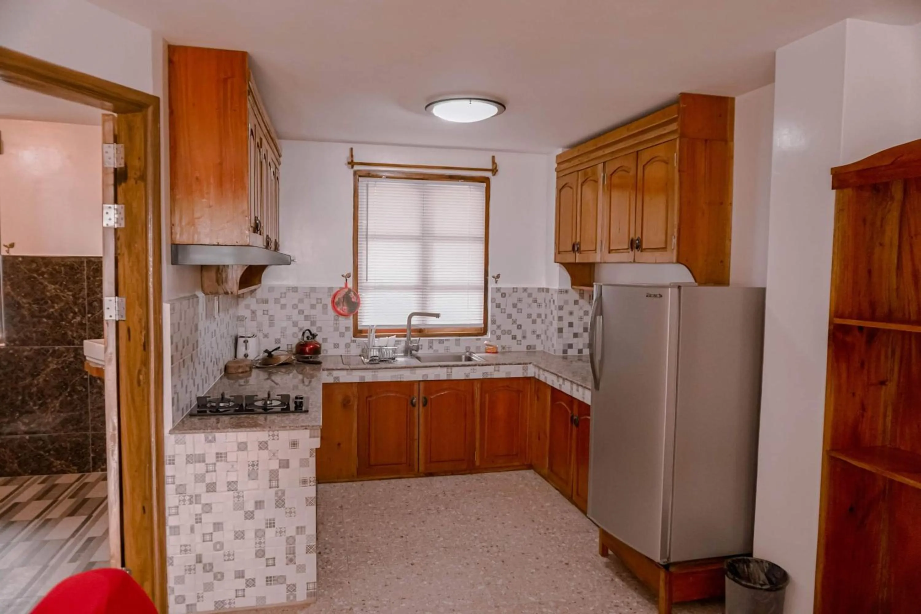 Kitchen or kitchenette in Agoho Resort -Boutique Hotel-