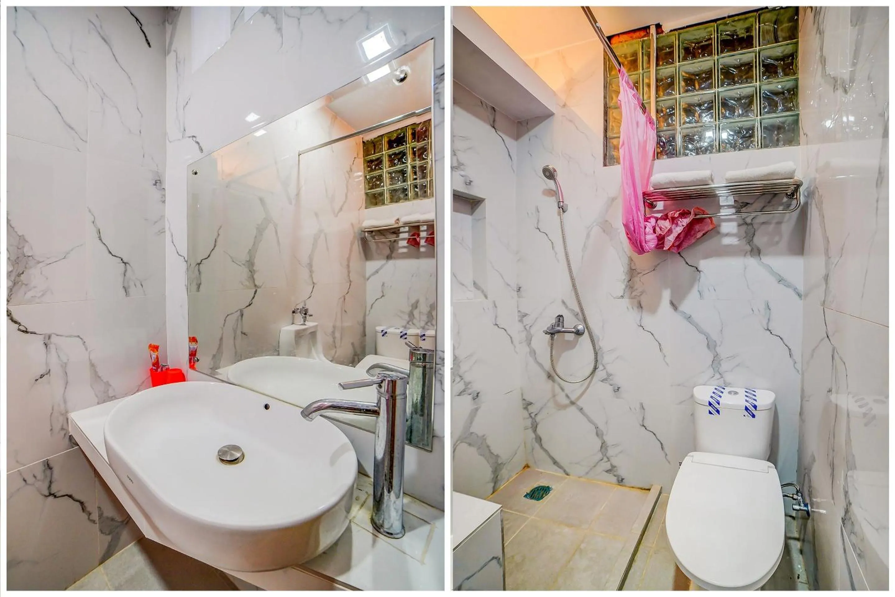 Bathroom in Hotel O Desa Wisata Santanamekar