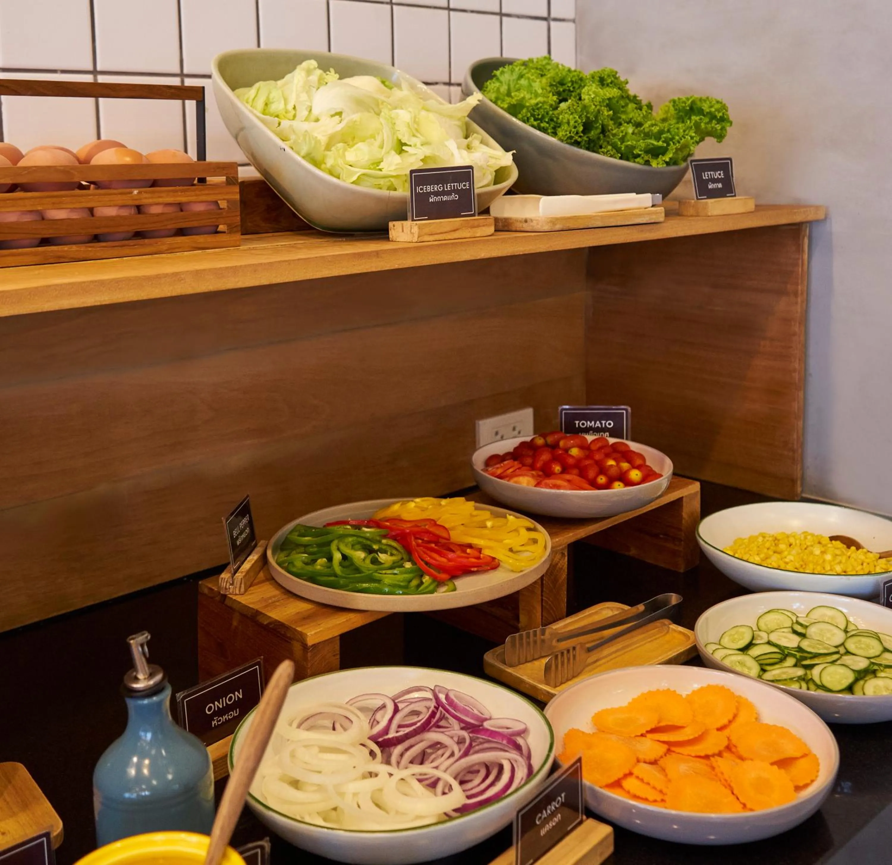 Food close-up in Escape Beach Resort - New Look & Improved