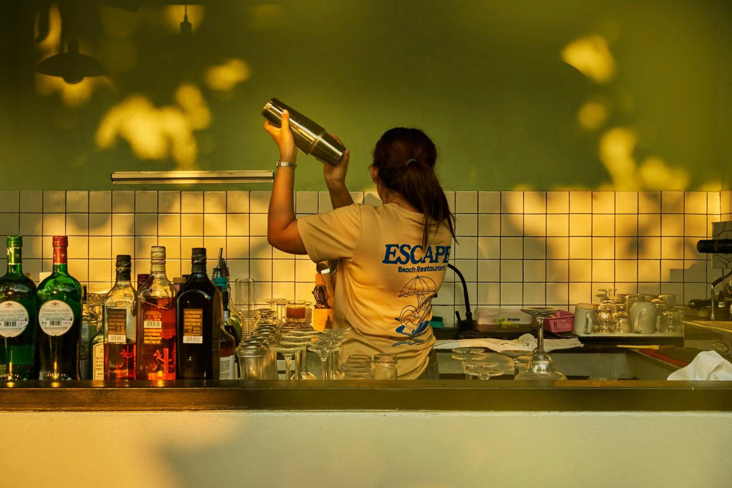 Lounge or bar in Escape Beach Resort - New Look & Improved