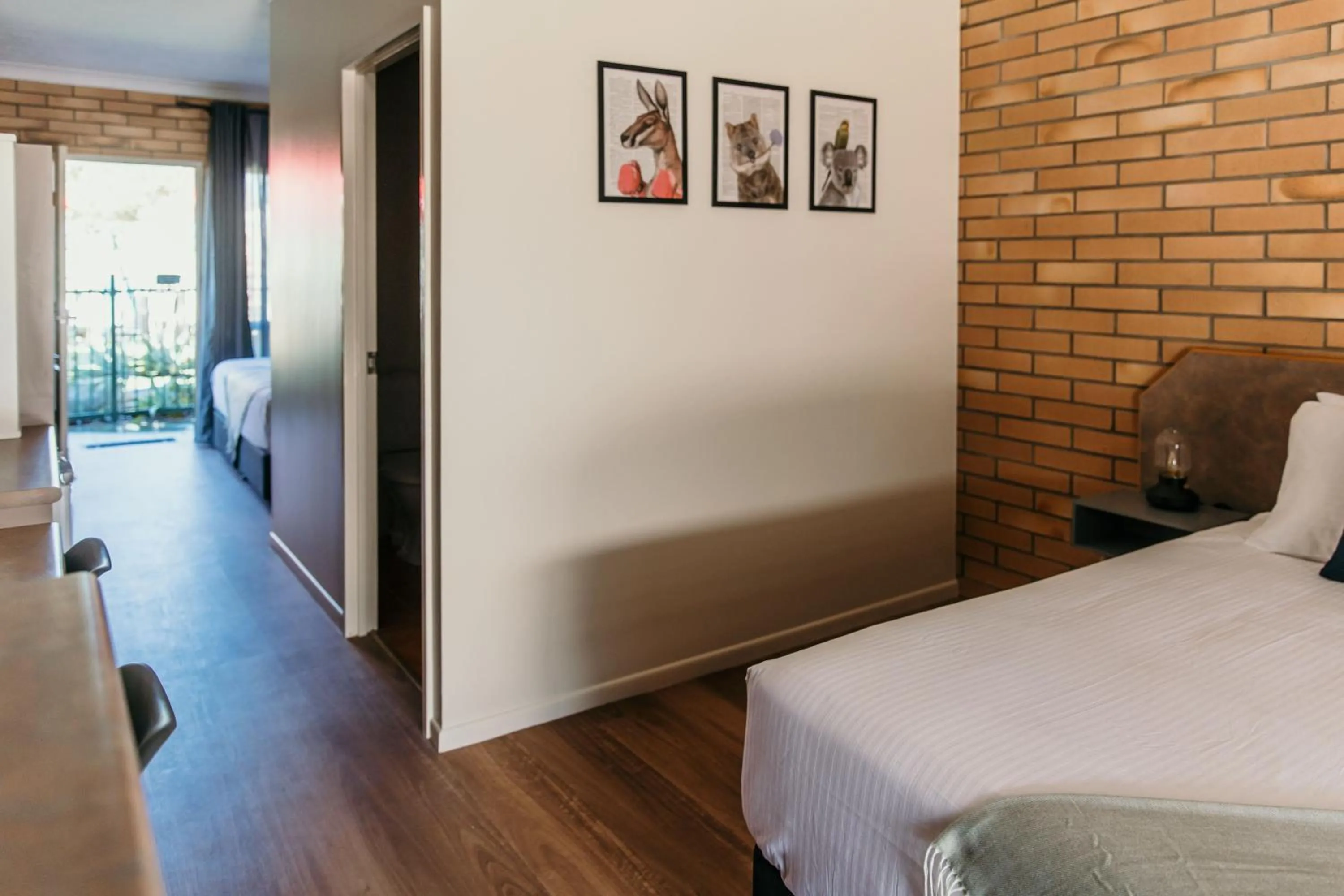 Bed in Oasis Motor Inn Blackall