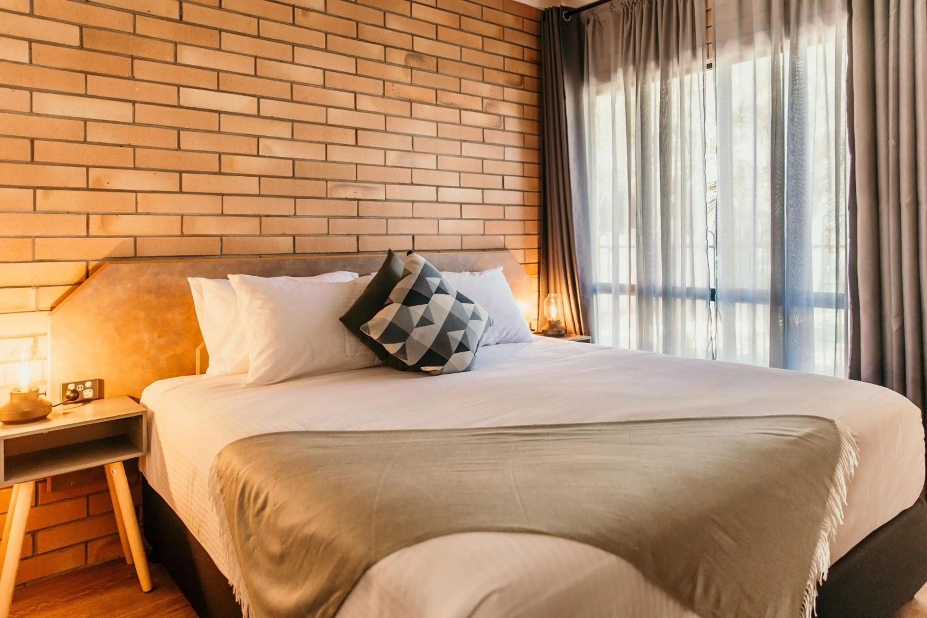 Bed in Oasis Motor Inn Blackall