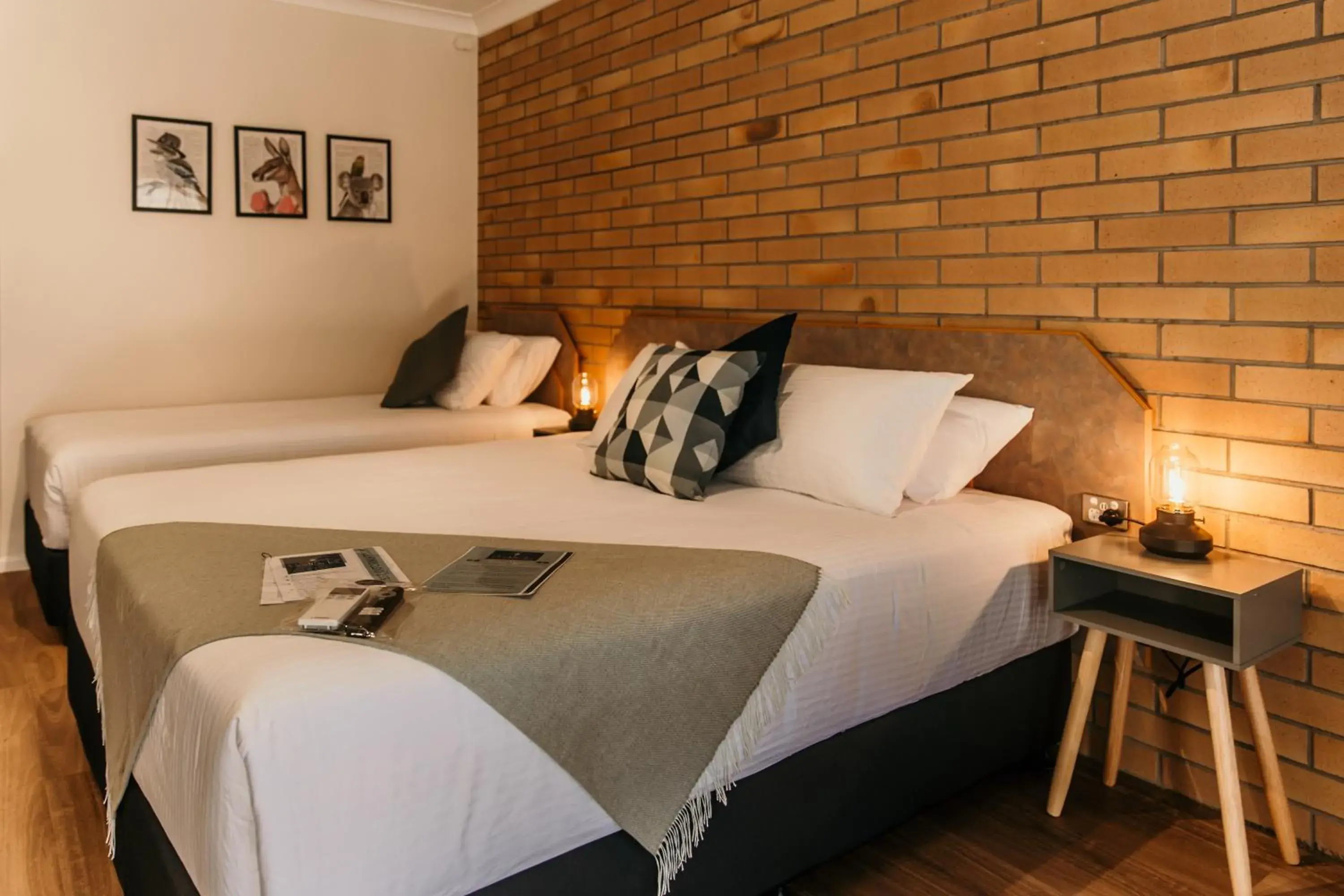 King & King Single Pet Friendly Room in Oasis Motor Inn Blackall King & King Single Pet Friendly Room in Oasis Motor Inn Blackall