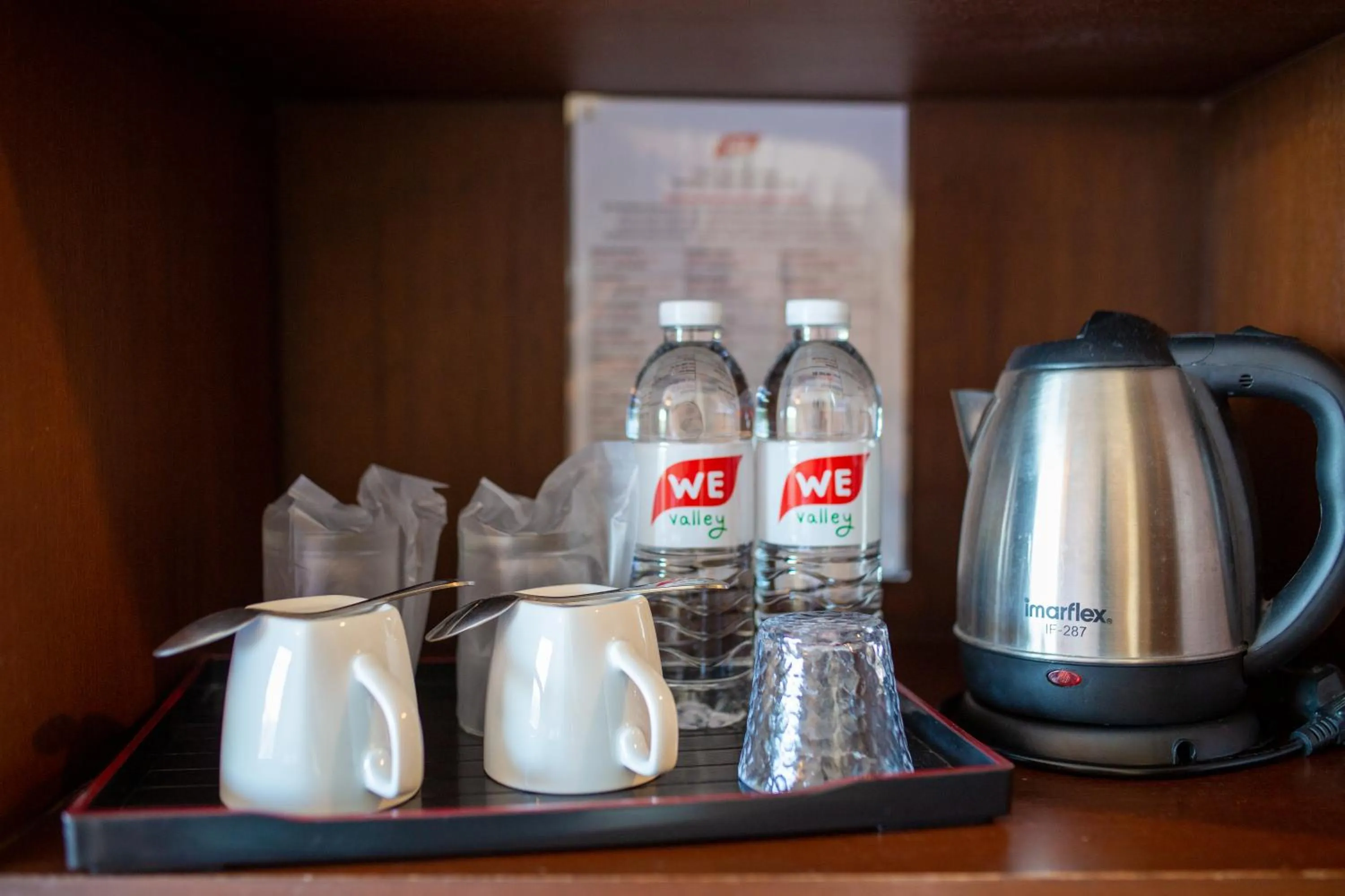 Coffee/tea facilities in WE Valley Hotel