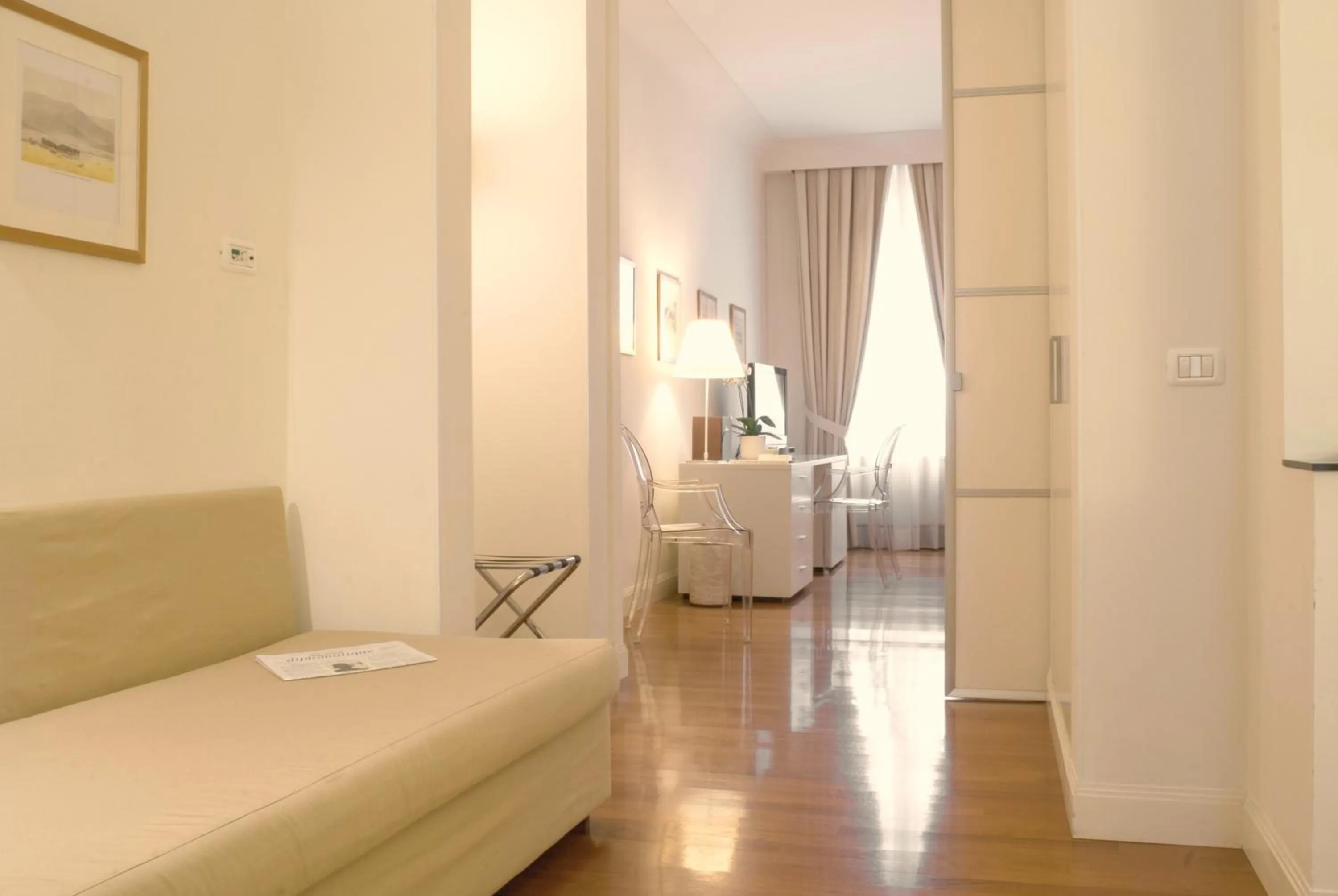 Living room, Bed in Residence Hilda