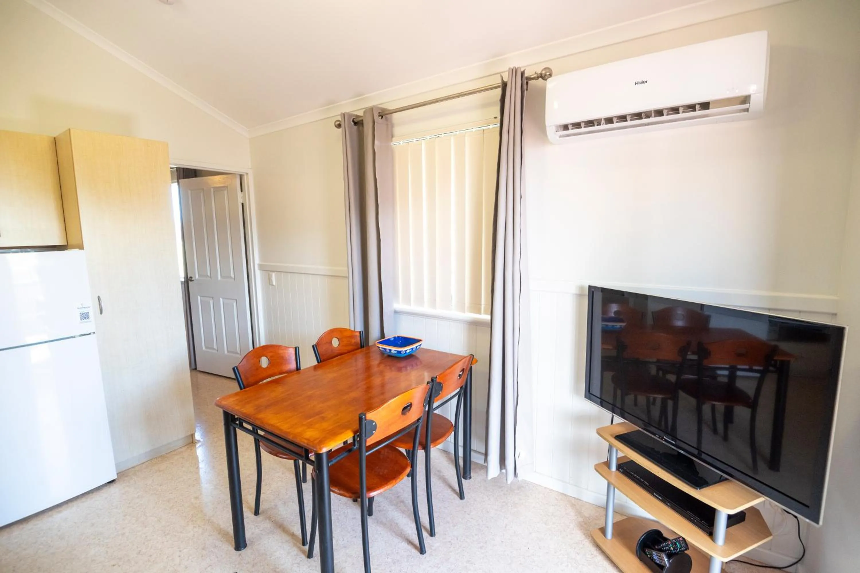 Dining area in Belair Gardens Caravan Park