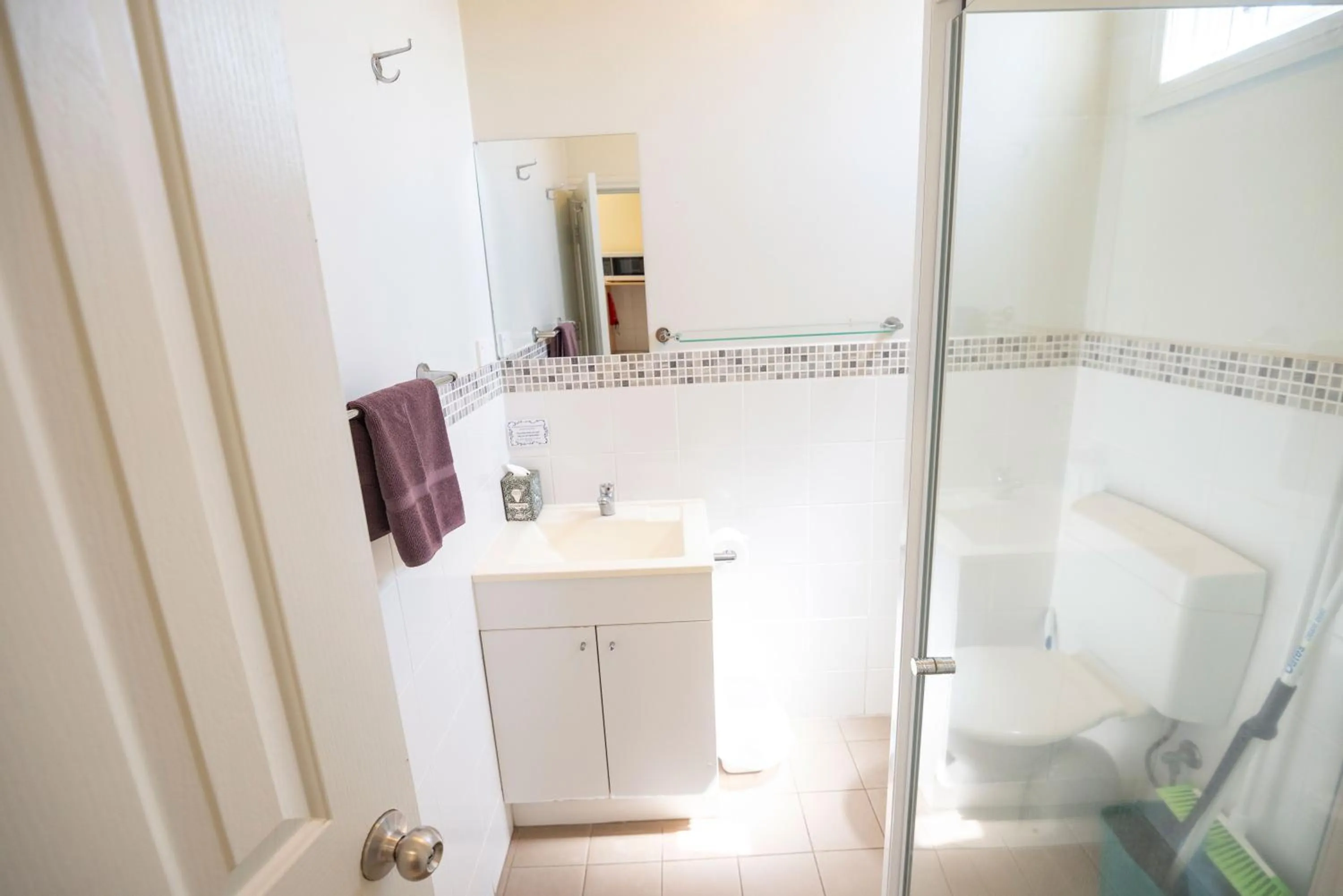 Shower in Belair Gardens Caravan Park