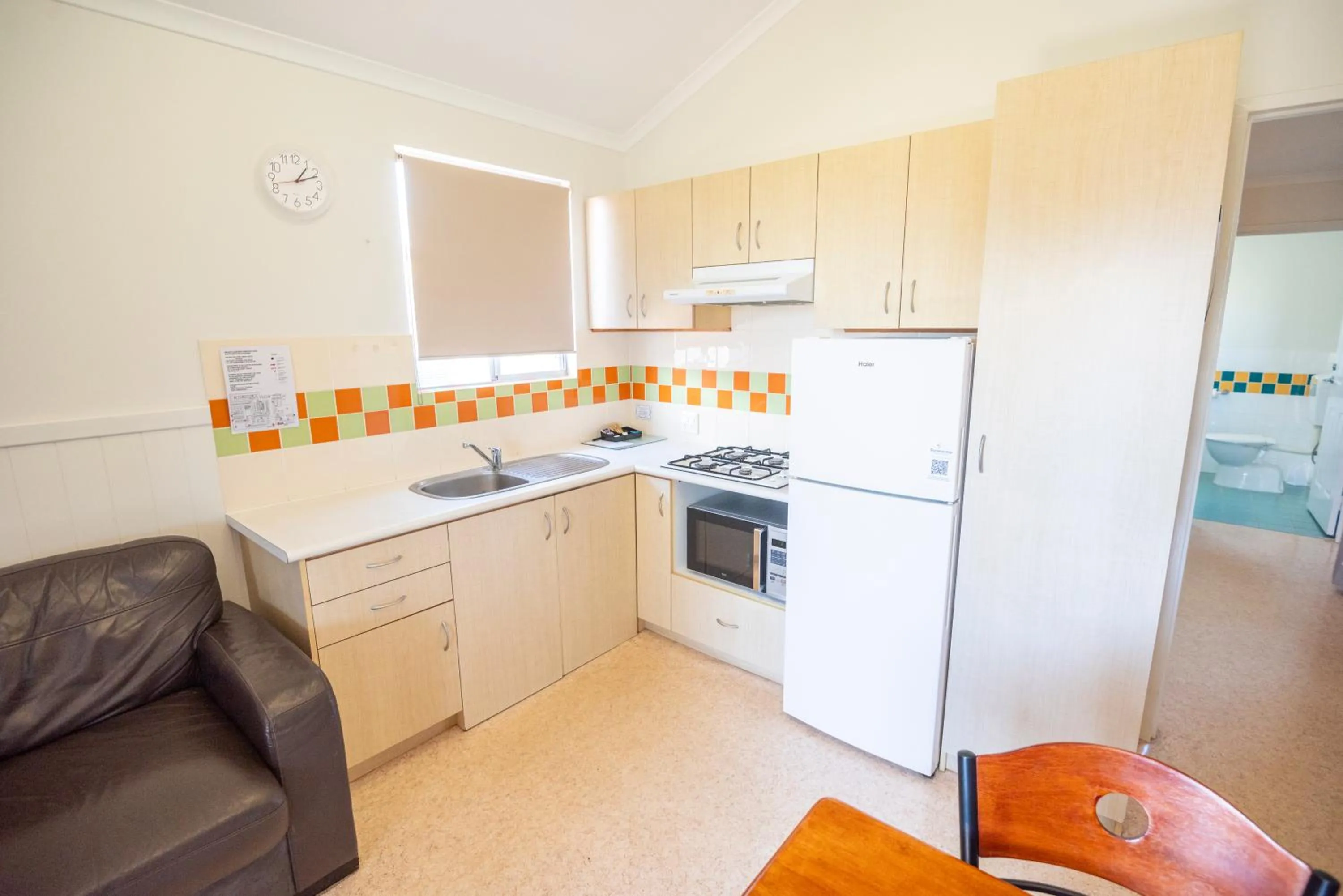 Kitchen or kitchenette in Belair Gardens Caravan Park