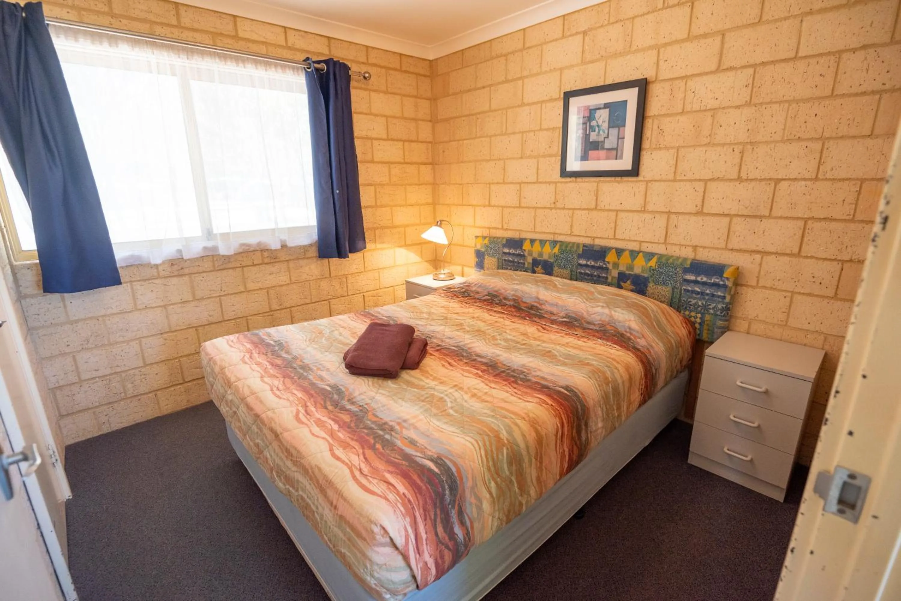 Bed in Belair Gardens Caravan Park