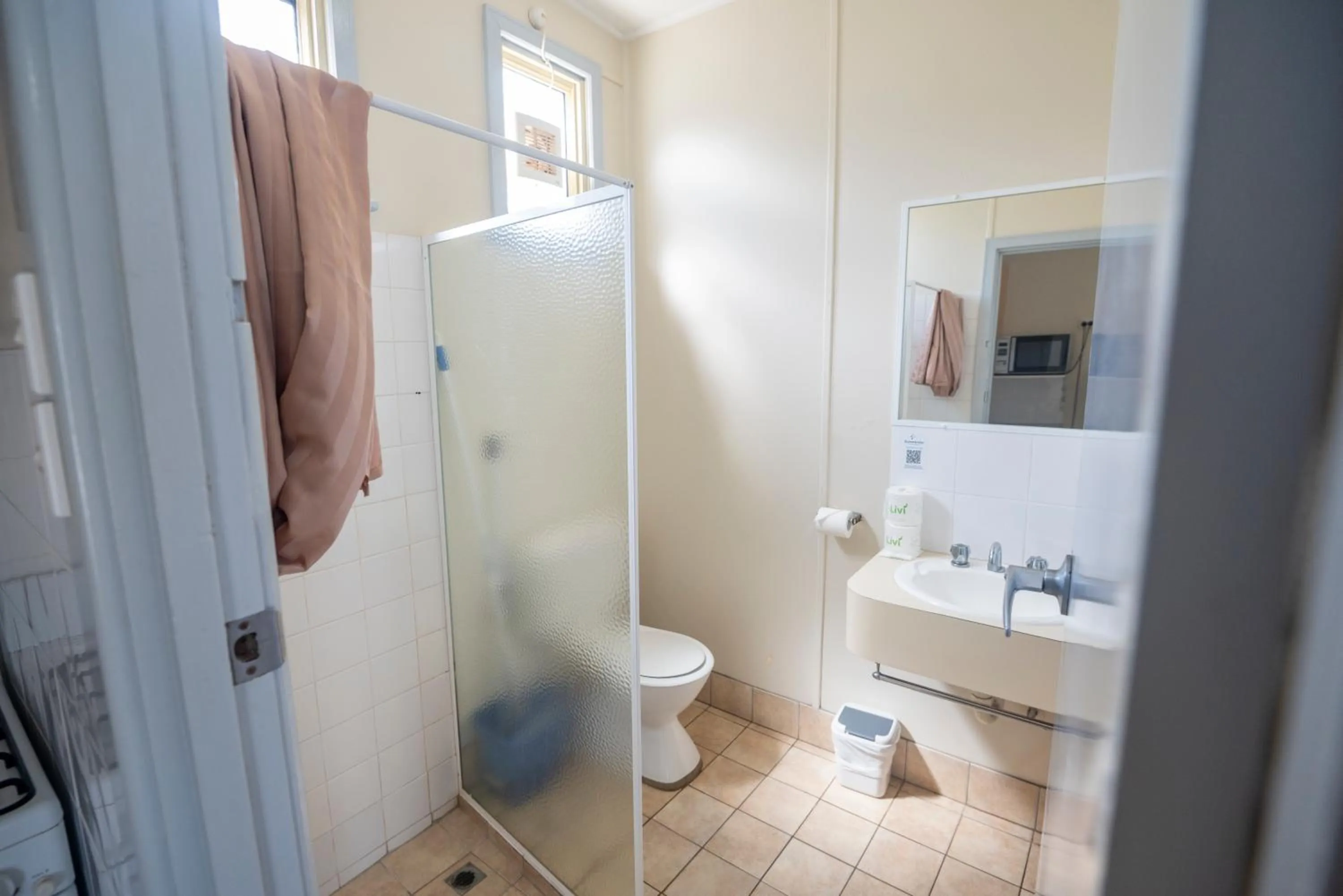 Bathroom in Belair Gardens Caravan Park
