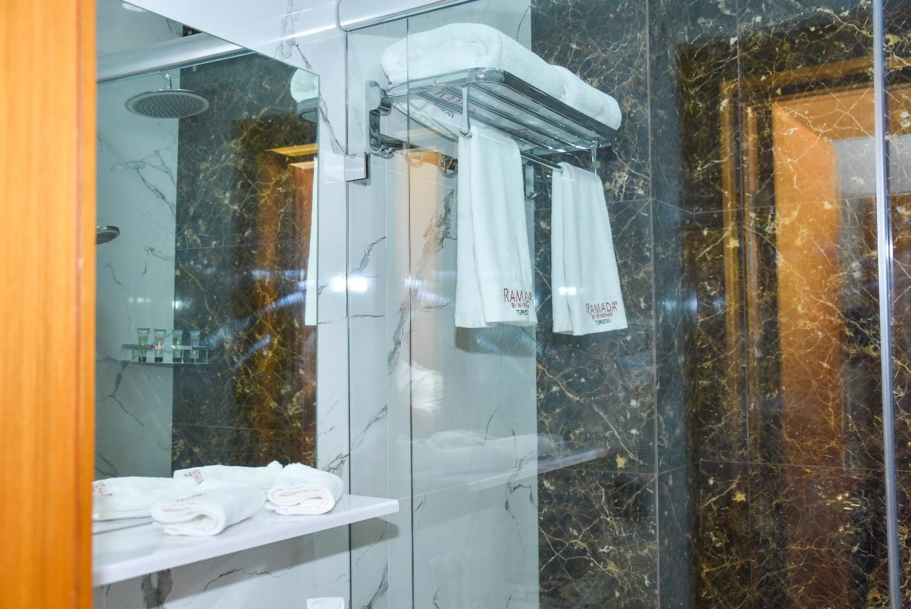 Shower in Ramada by Wyndham Turkistan