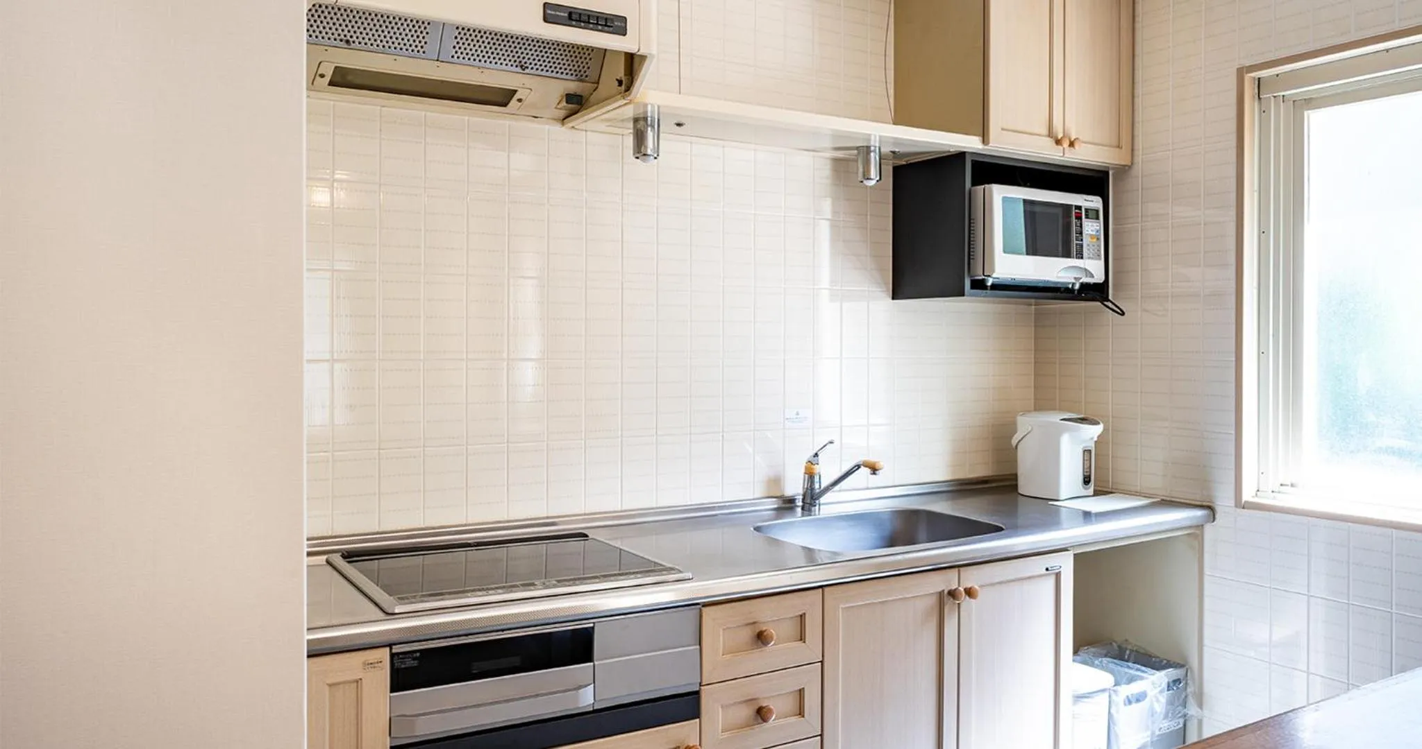 kitchen in Seagaia Forest Cottages