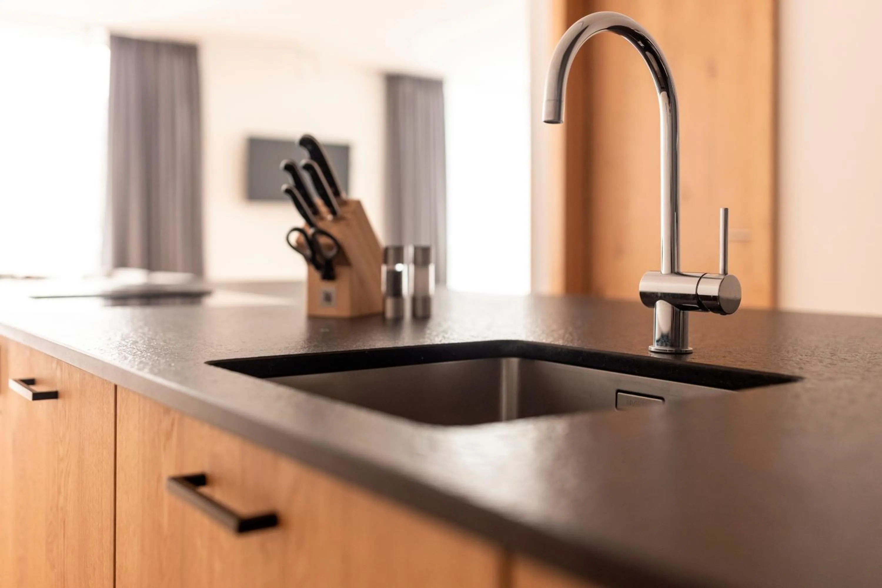 Kitchen or kitchenette in All-Suite Resort Paznaun