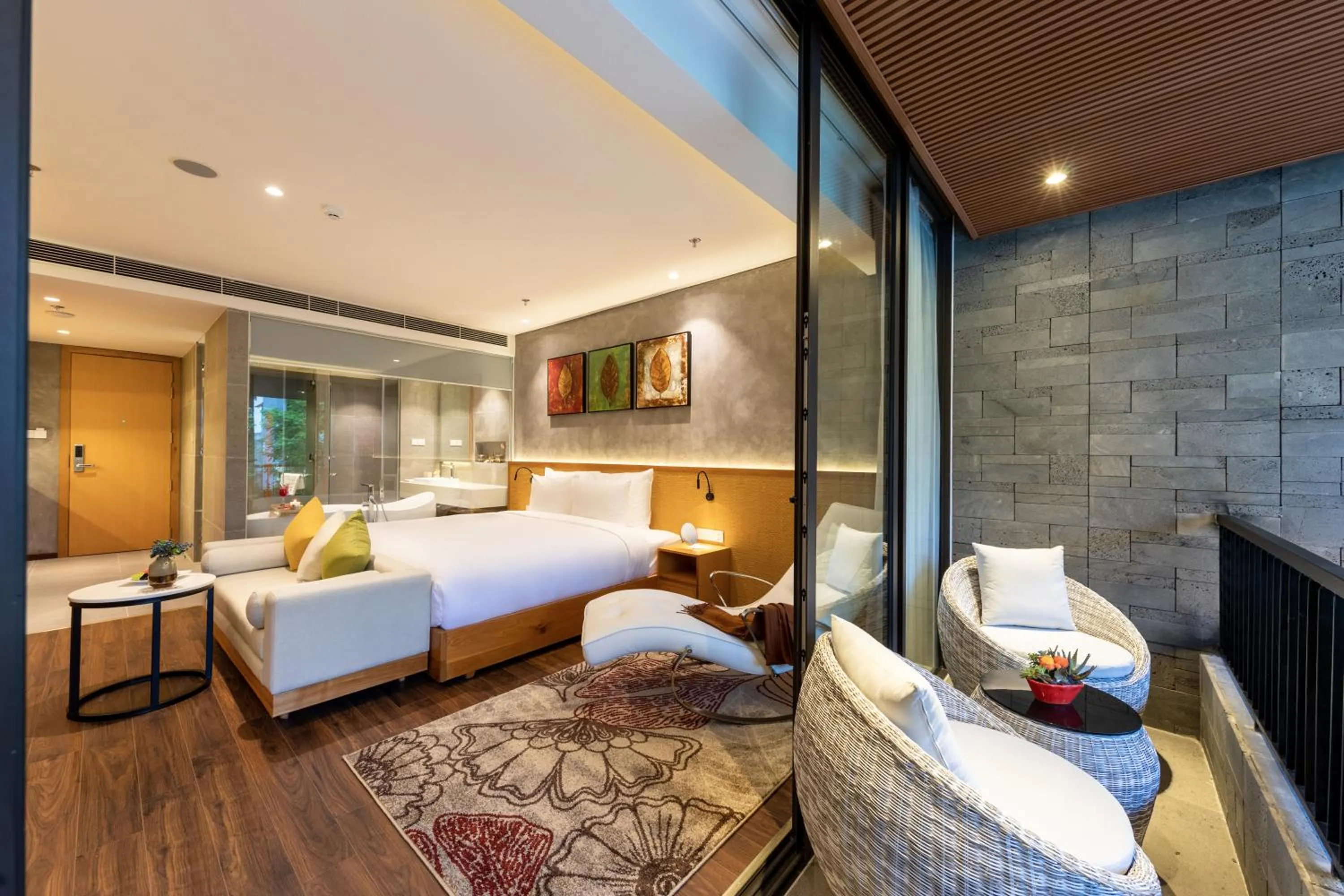 Bed in Kua Casa Suite