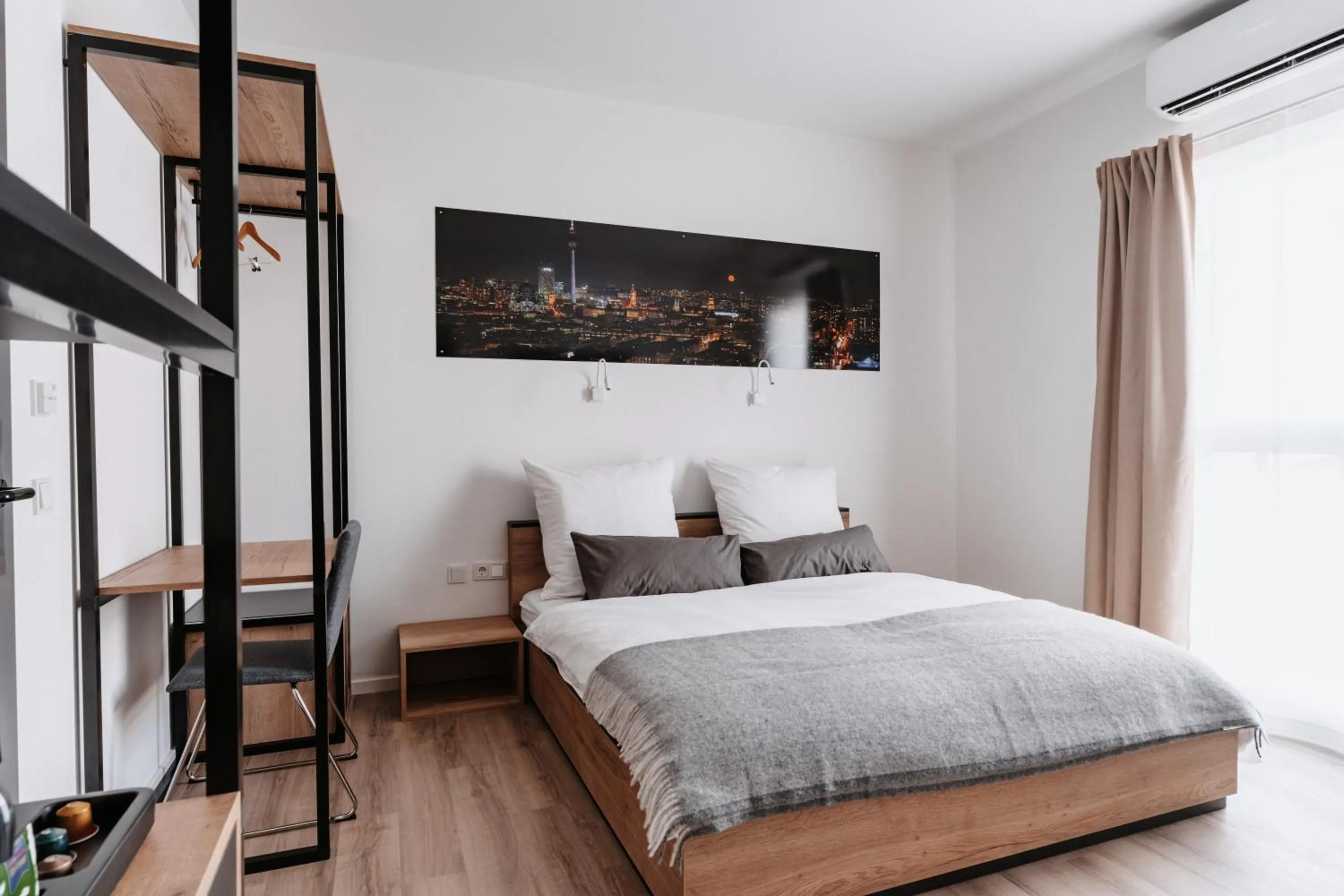 Bed in STEP INN The Fair Hotel