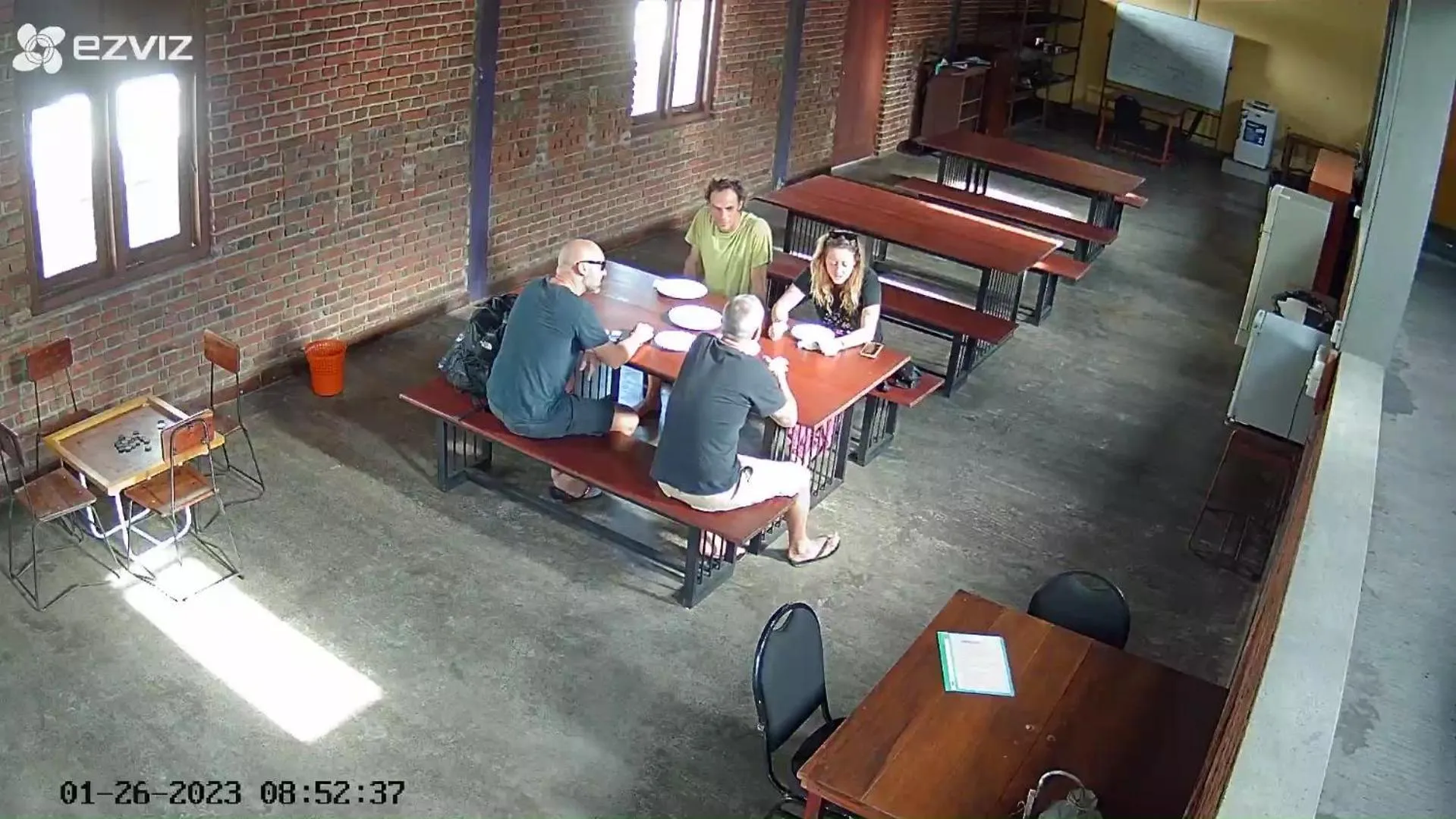 Dining area in Tanty’s Hostel