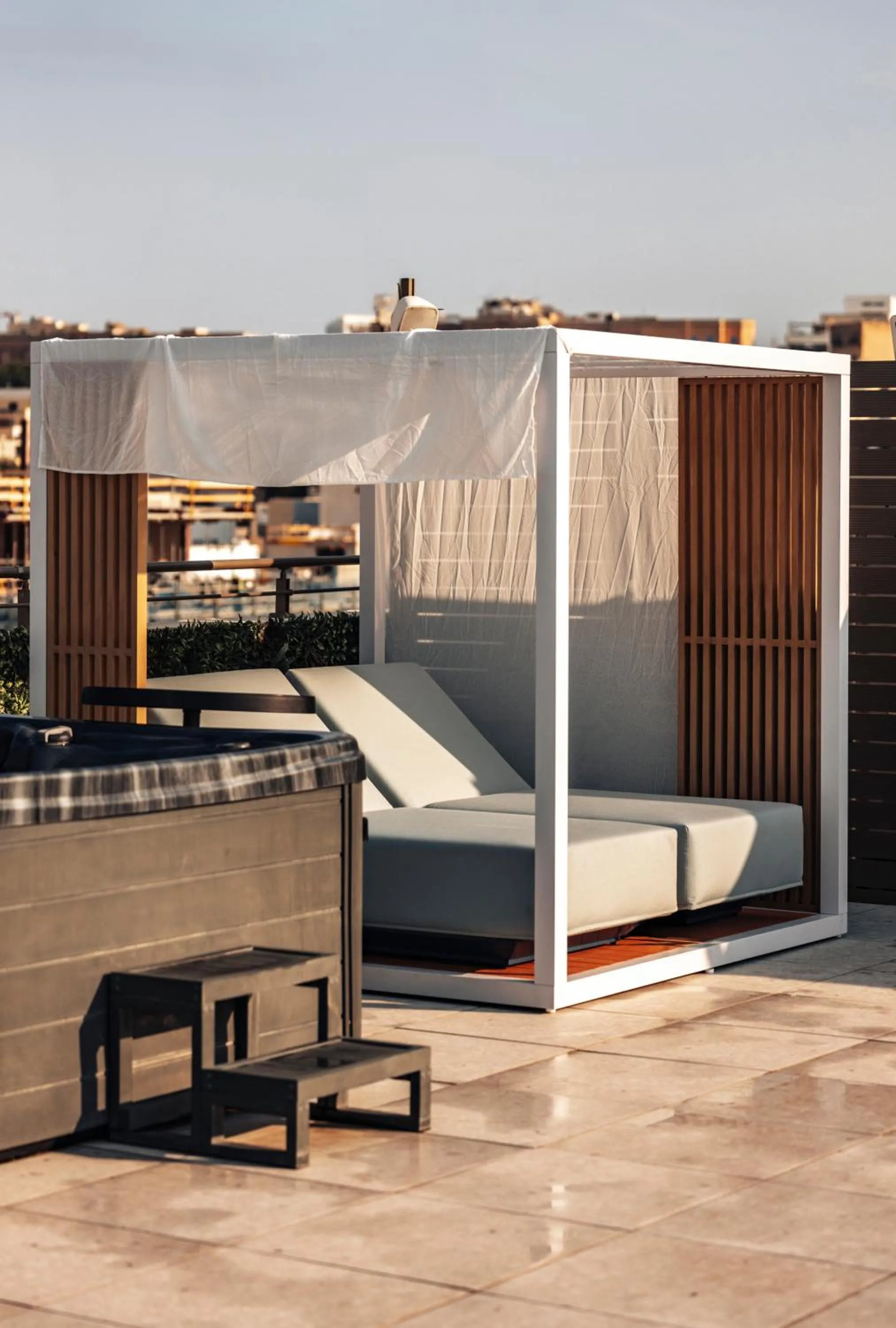 Swimming pool in Grands Suites Hotel and Spa Sliema