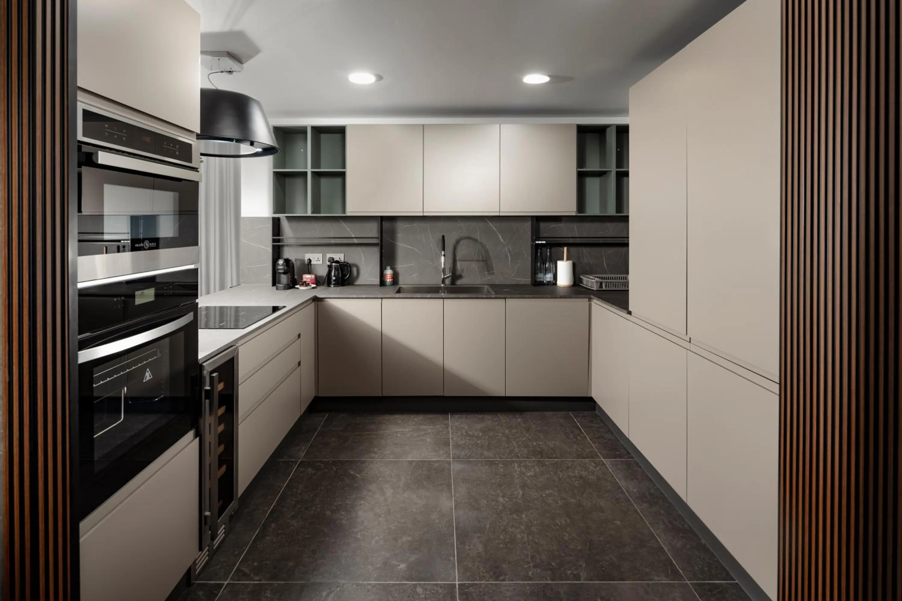 Kitchen or kitchenette in Grands Suites Hotel and Spa Sliema