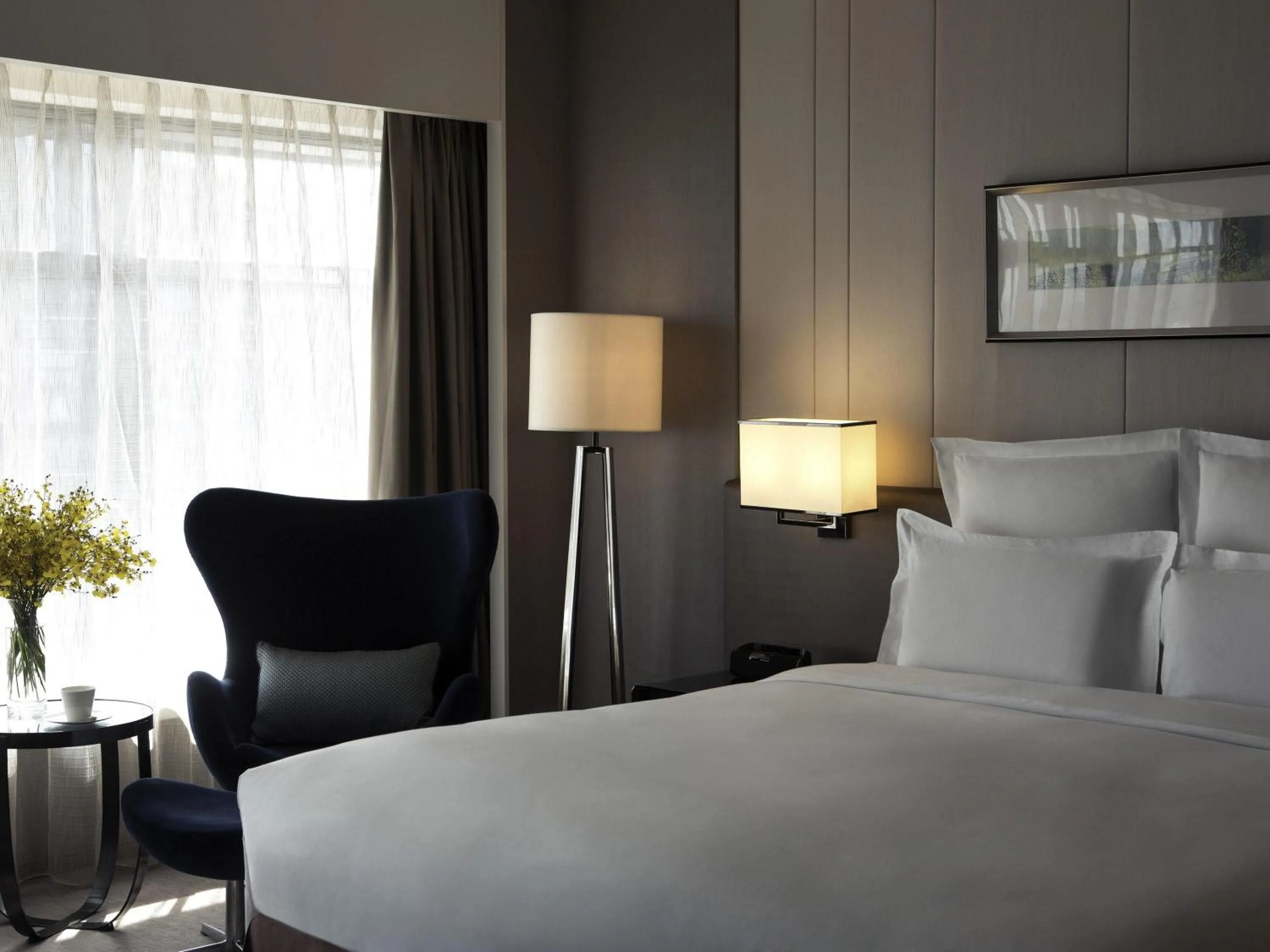 Bedroom, Bed in Pullman Shanghai Xuhui