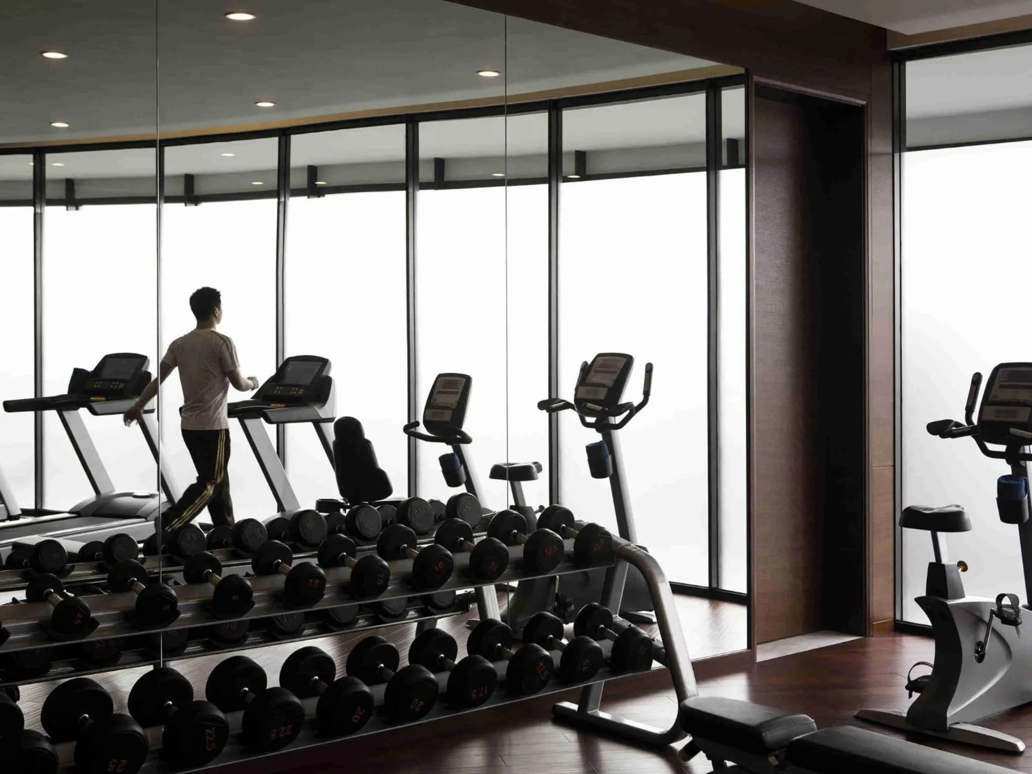 Fitness centre/facilities in Pullman Shanghai Xuhui