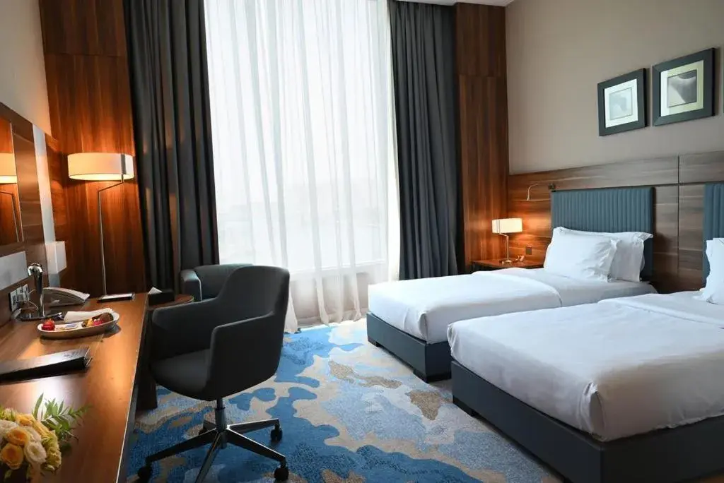 Deluxe Twin Room with City View in Bay La Sun Hotel and Marina - Emaar King Abdullah Economic City Deluxe Twin Room with City View in Bay La Sun Hotel and Marina - Emaar King Abdullah Economic City