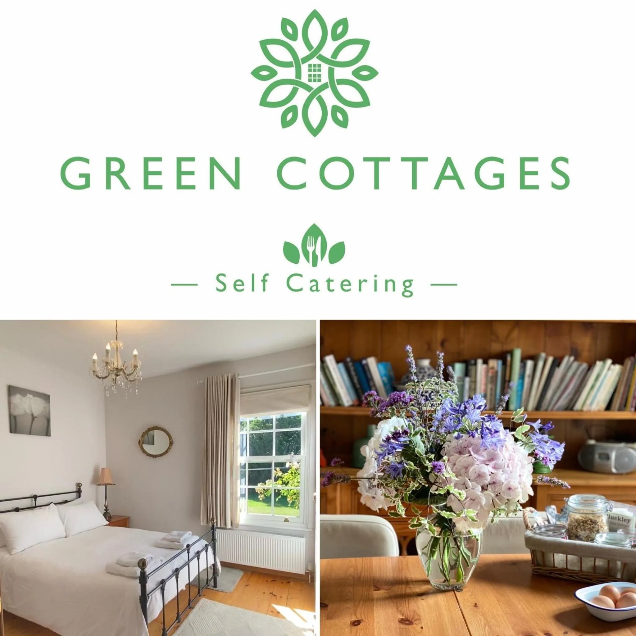 Property logo or sign, Bed in Green Cottages