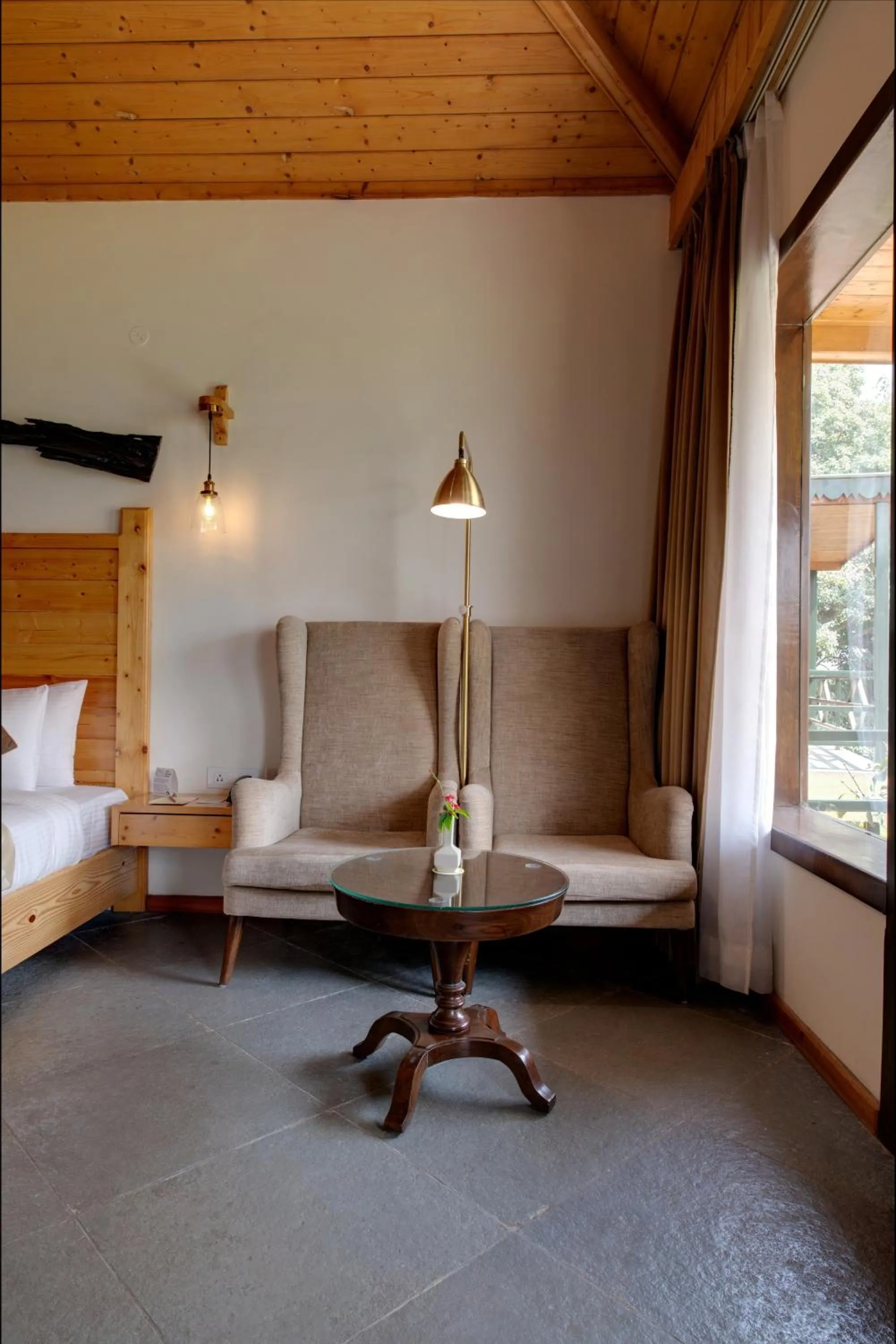 Seating area in Tarangi Resort and Spa