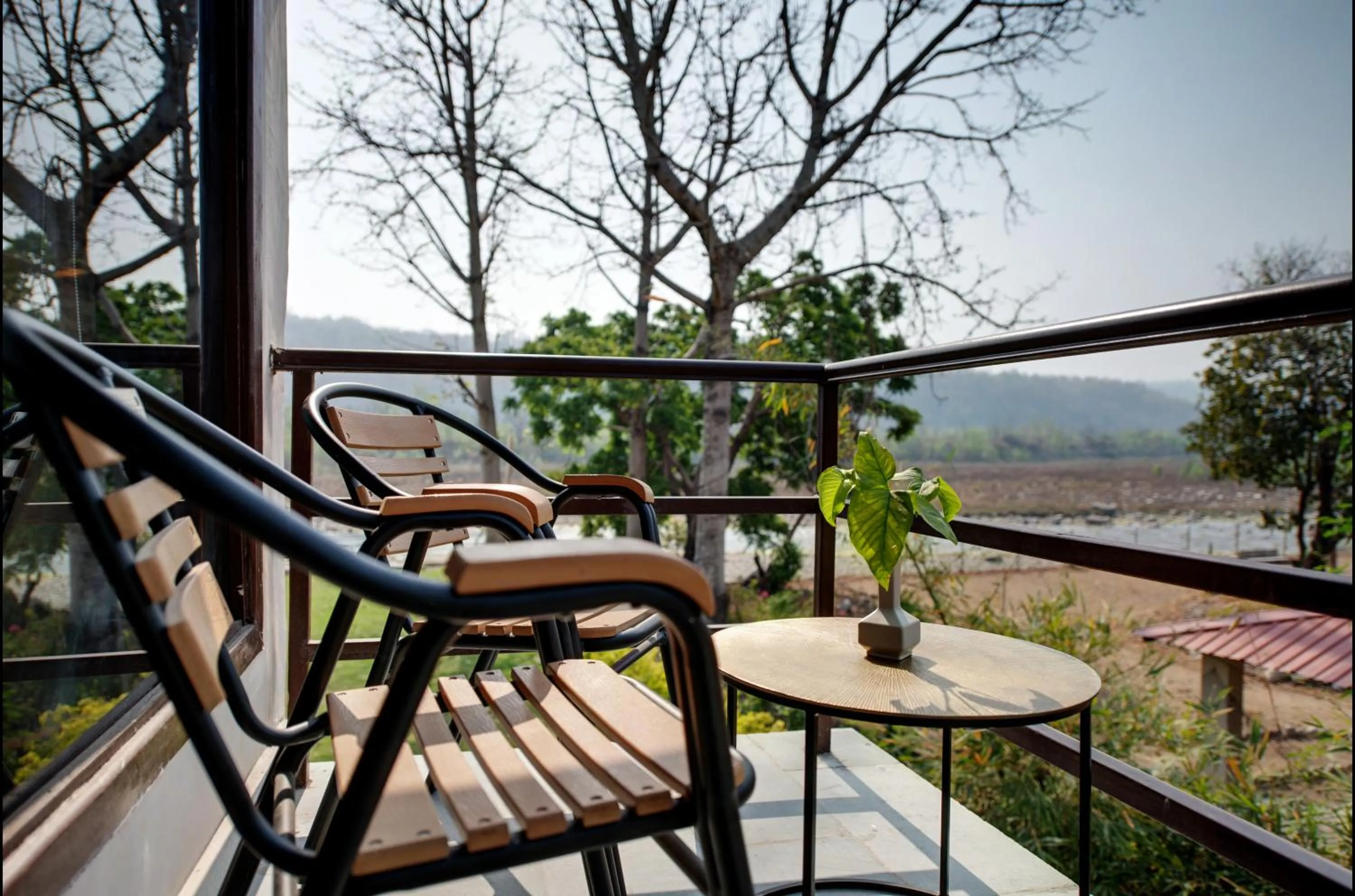 Balcony/Terrace in Tarangi Resort and Spa