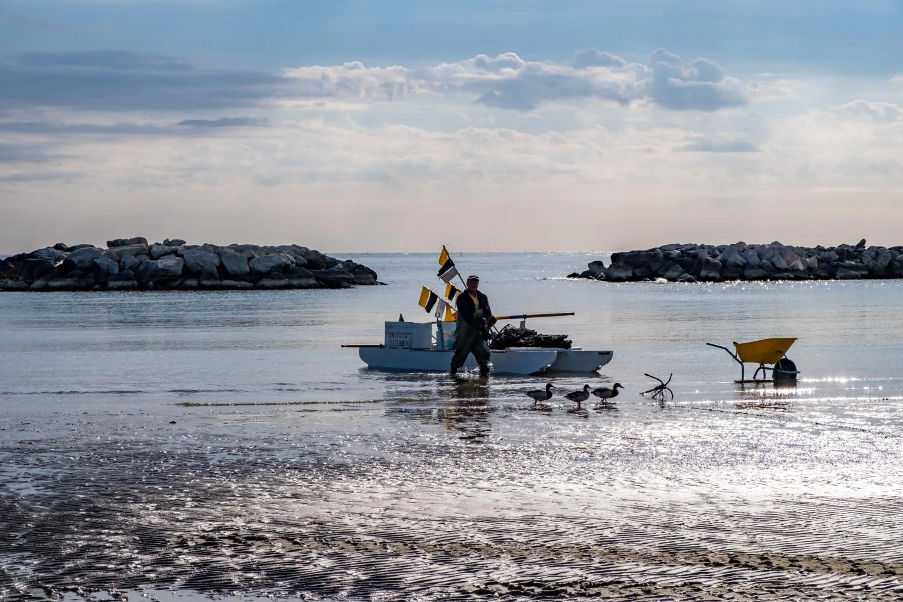 Beach in Hotel Villa dei Fiori - sul mare con piscina