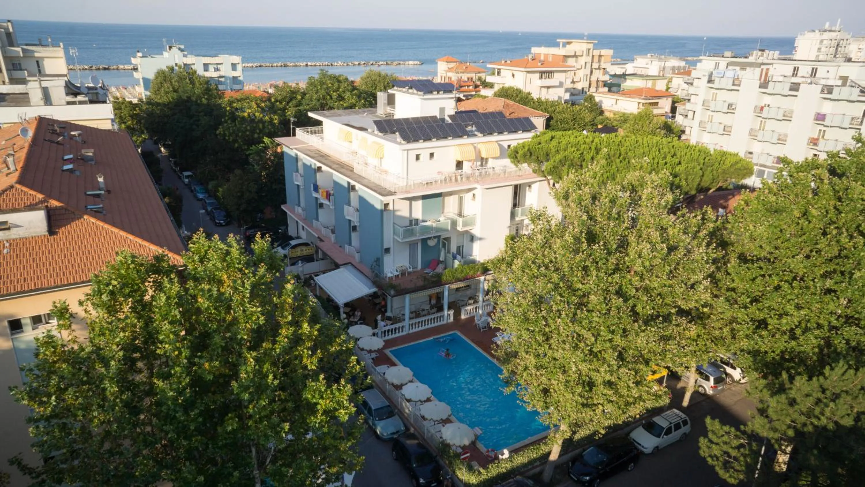 Bird's eye view in Hotel Villa dei Fiori - sul mare con piscina