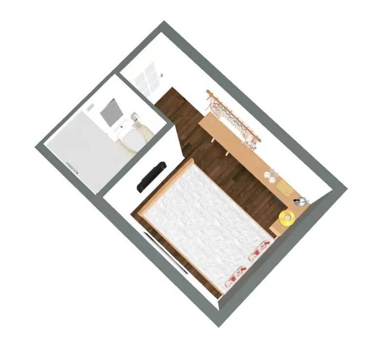 Floor plan in Cotswold Cottage B&B - 5 Minutes Walk to Village Pub