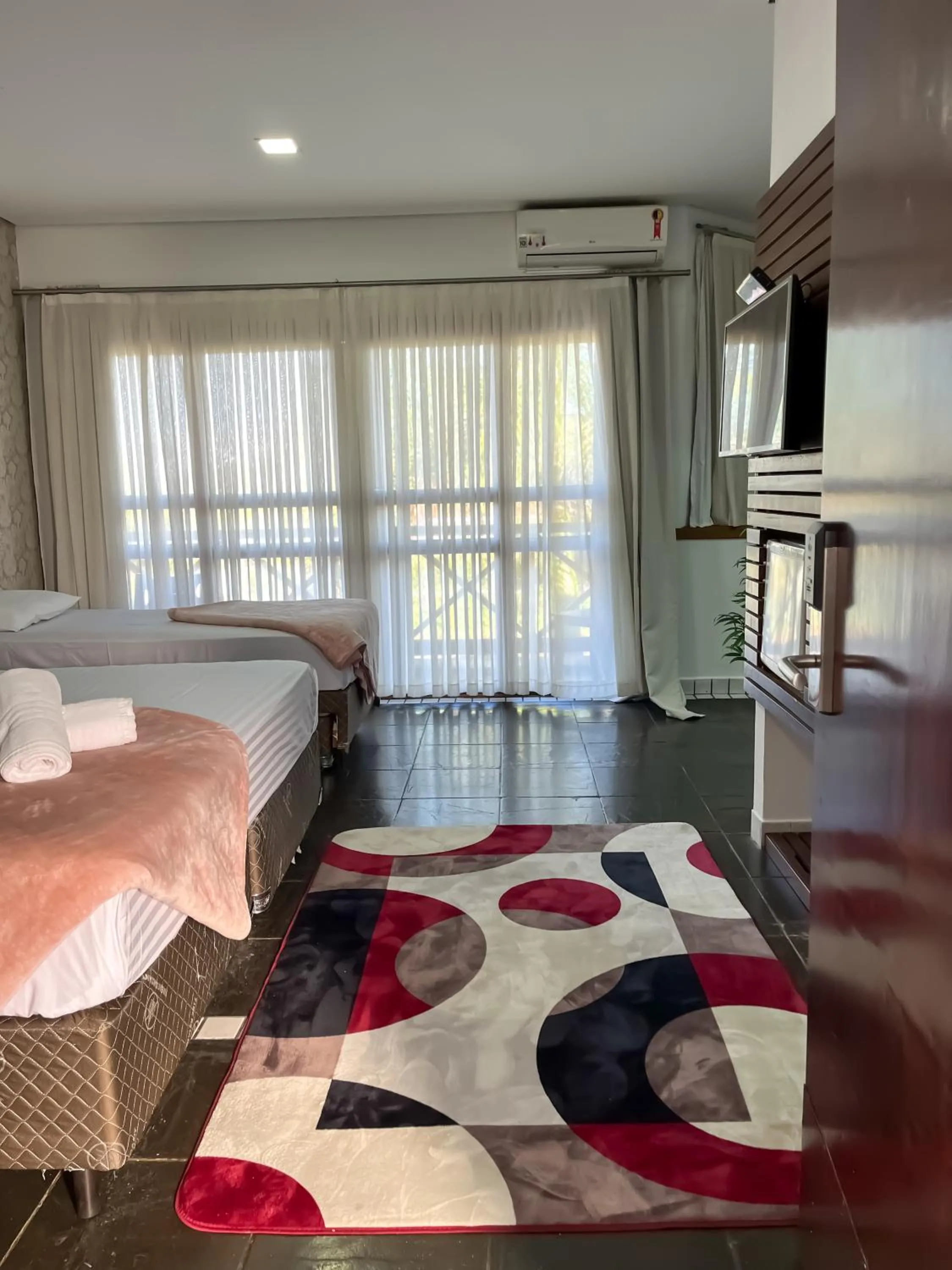 Bed in Park Hotel Modelo