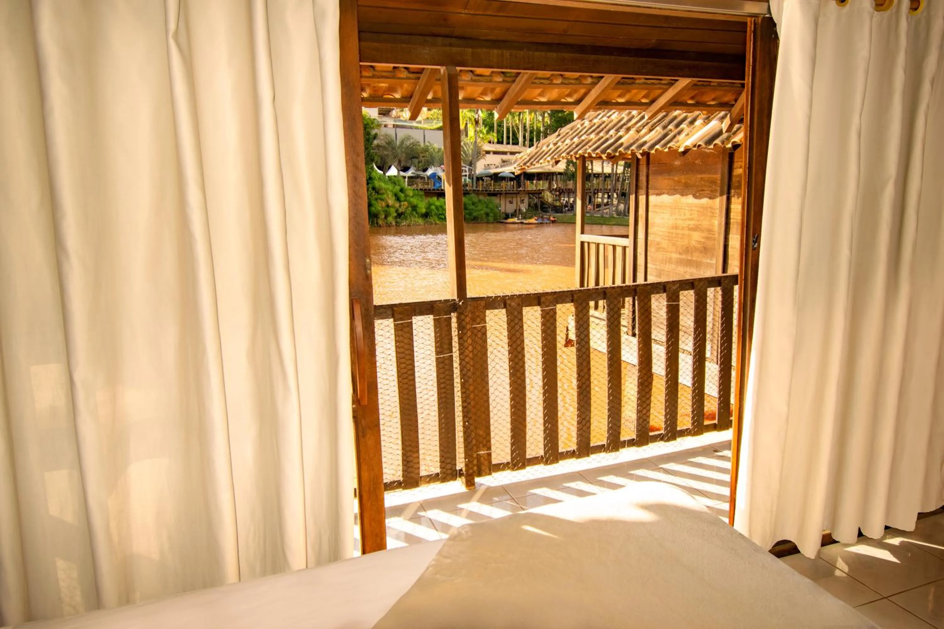 Balcony/Terrace, Bed in Park Hotel Modelo