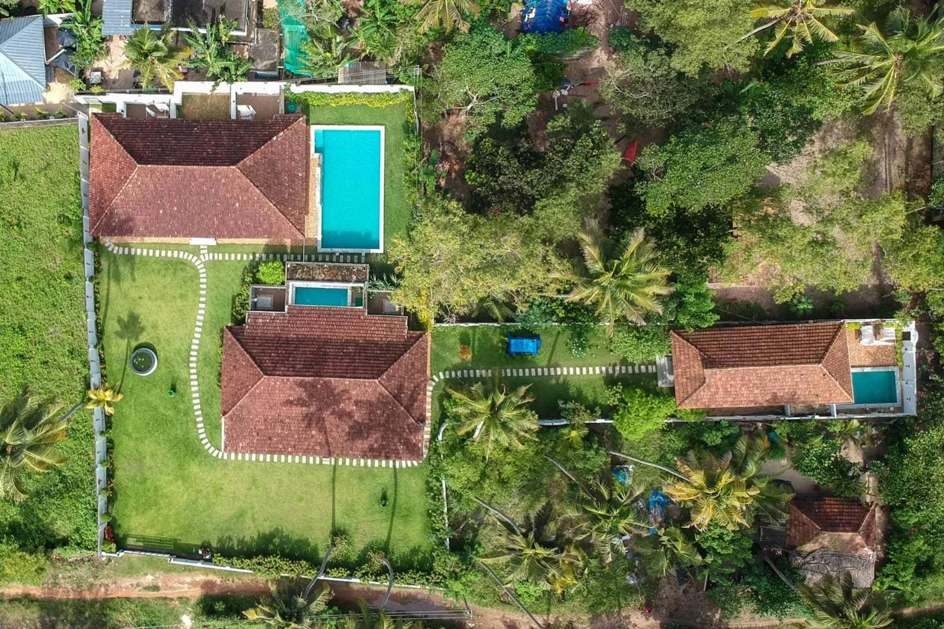 Property building in Deshadan's Tarangi Beach Villas,Marari