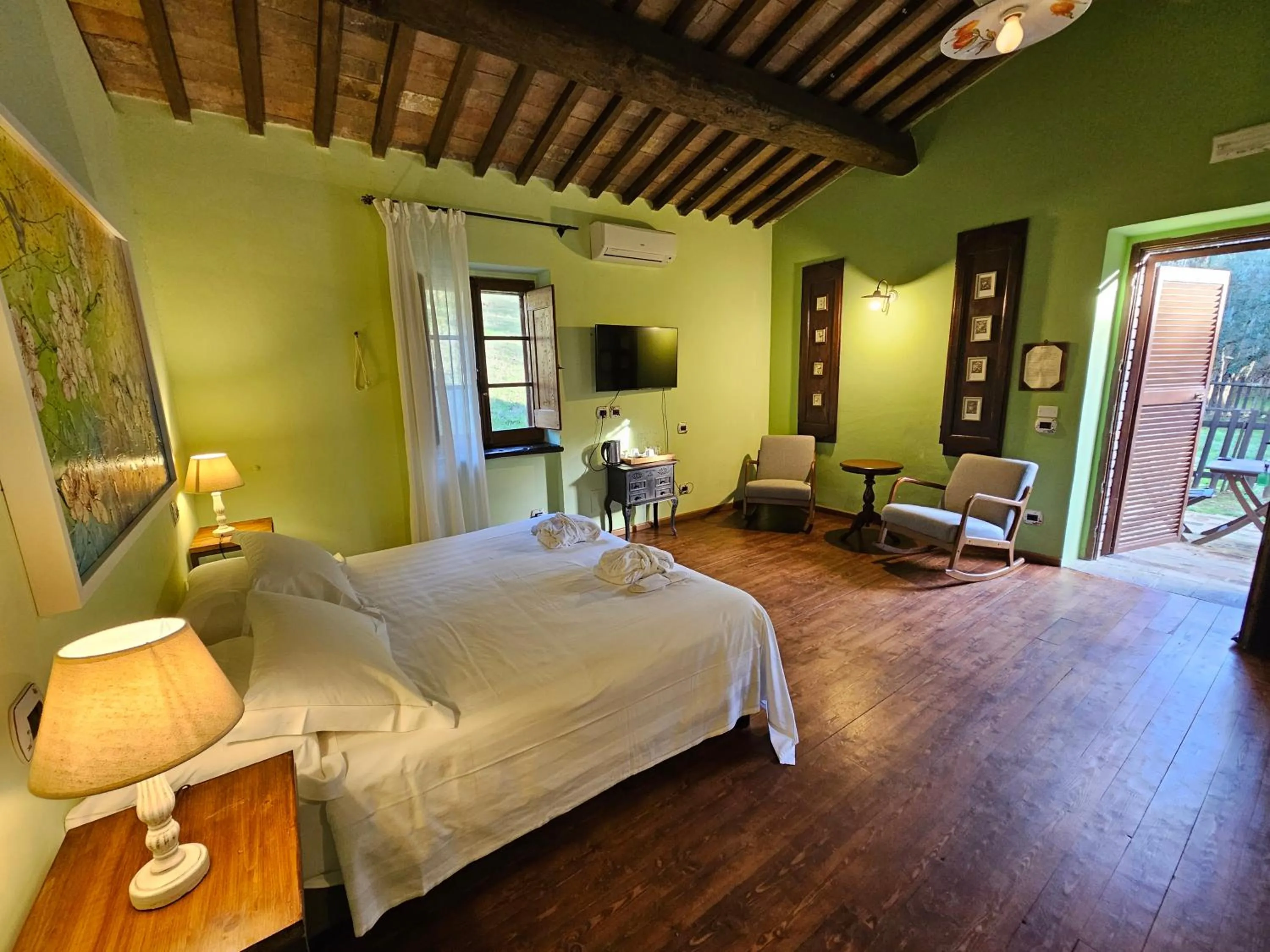 Bed in EcoResort Il Cantico della Natura