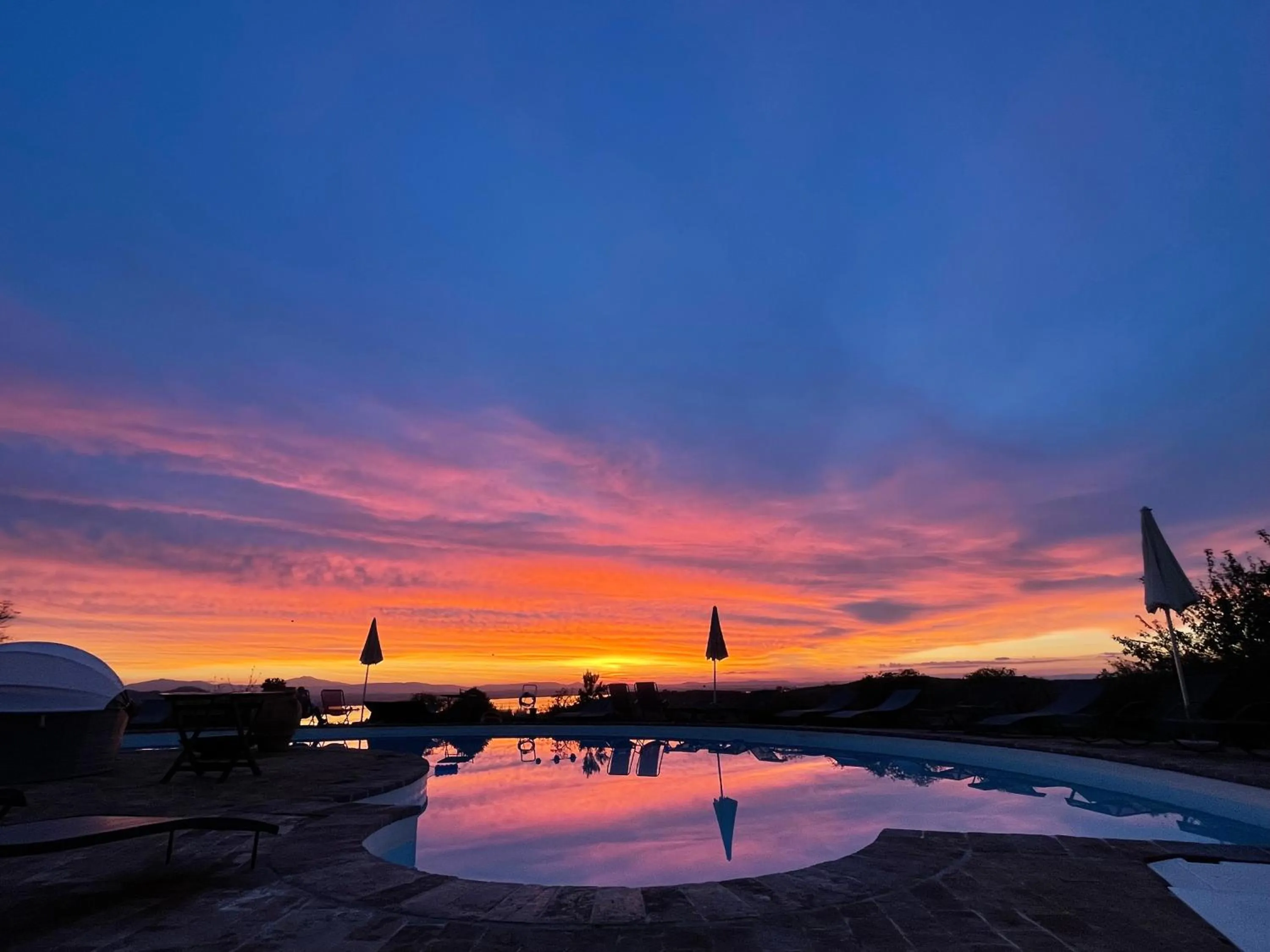 Sunset in EcoResort Il Cantico della Natura