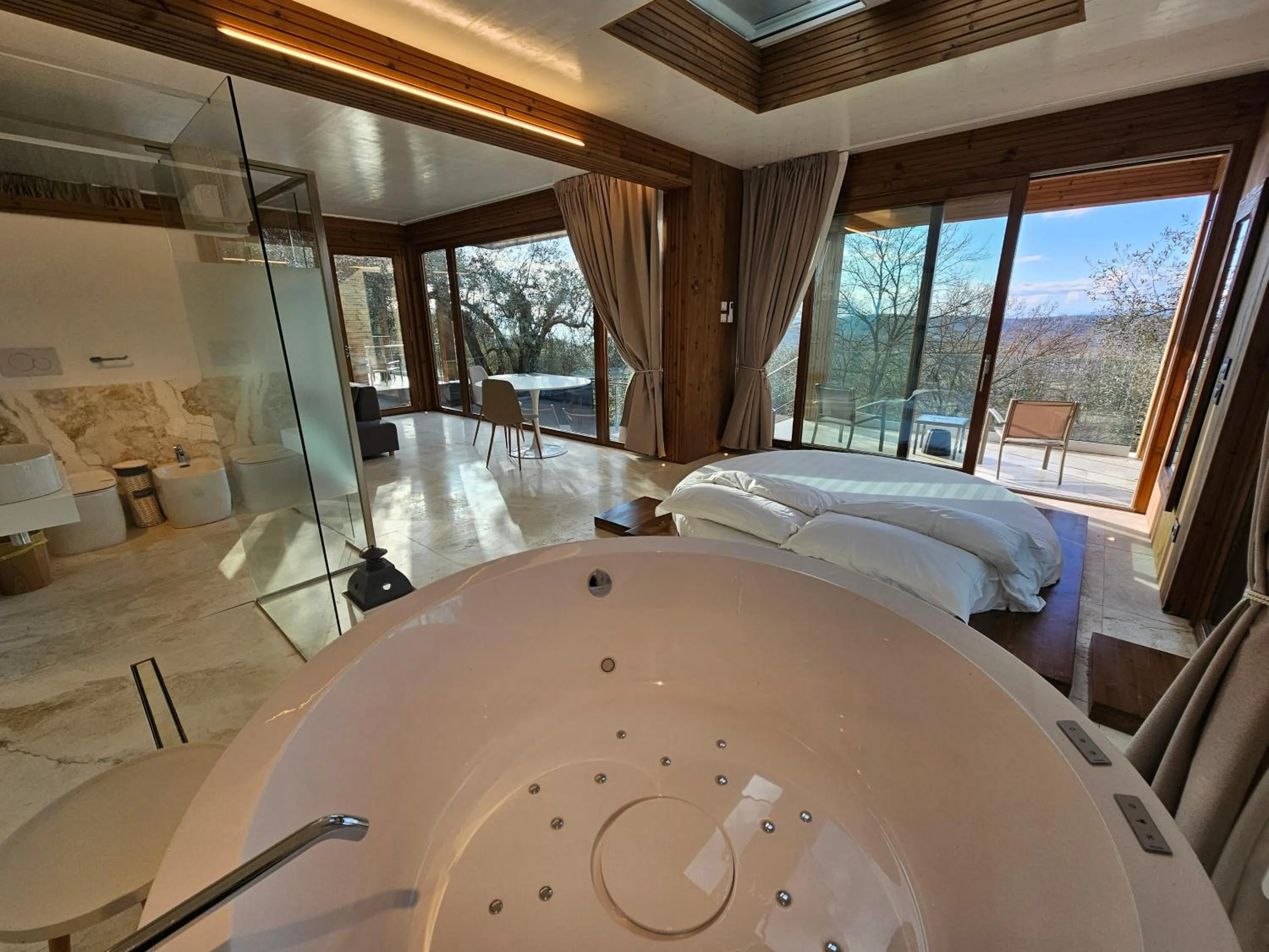 Bed in EcoResort Il Cantico della Natura