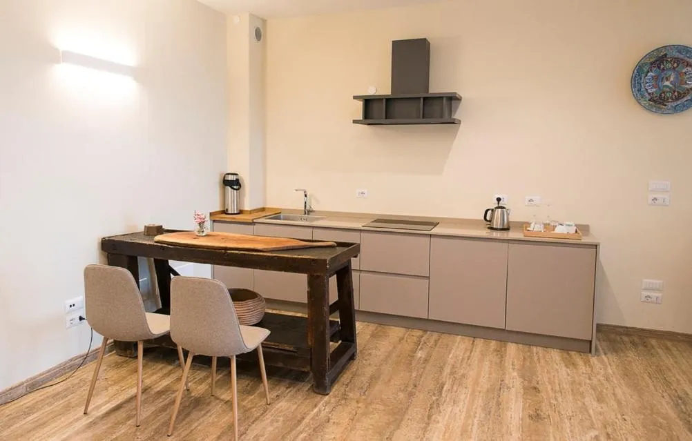 Kitchen or kitchenette in EcoResort Il Cantico della Natura