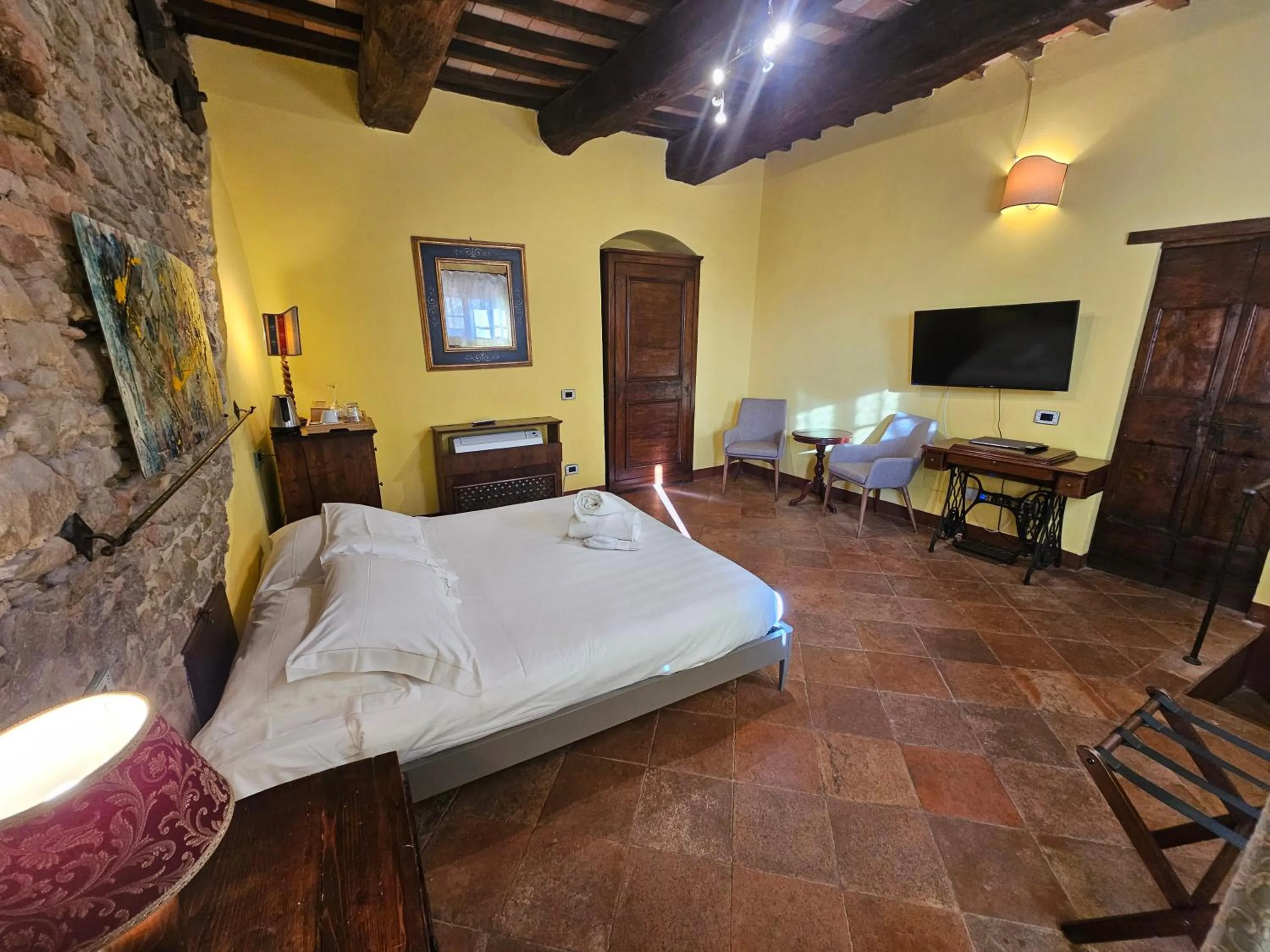 Bed in EcoResort Il Cantico della Natura