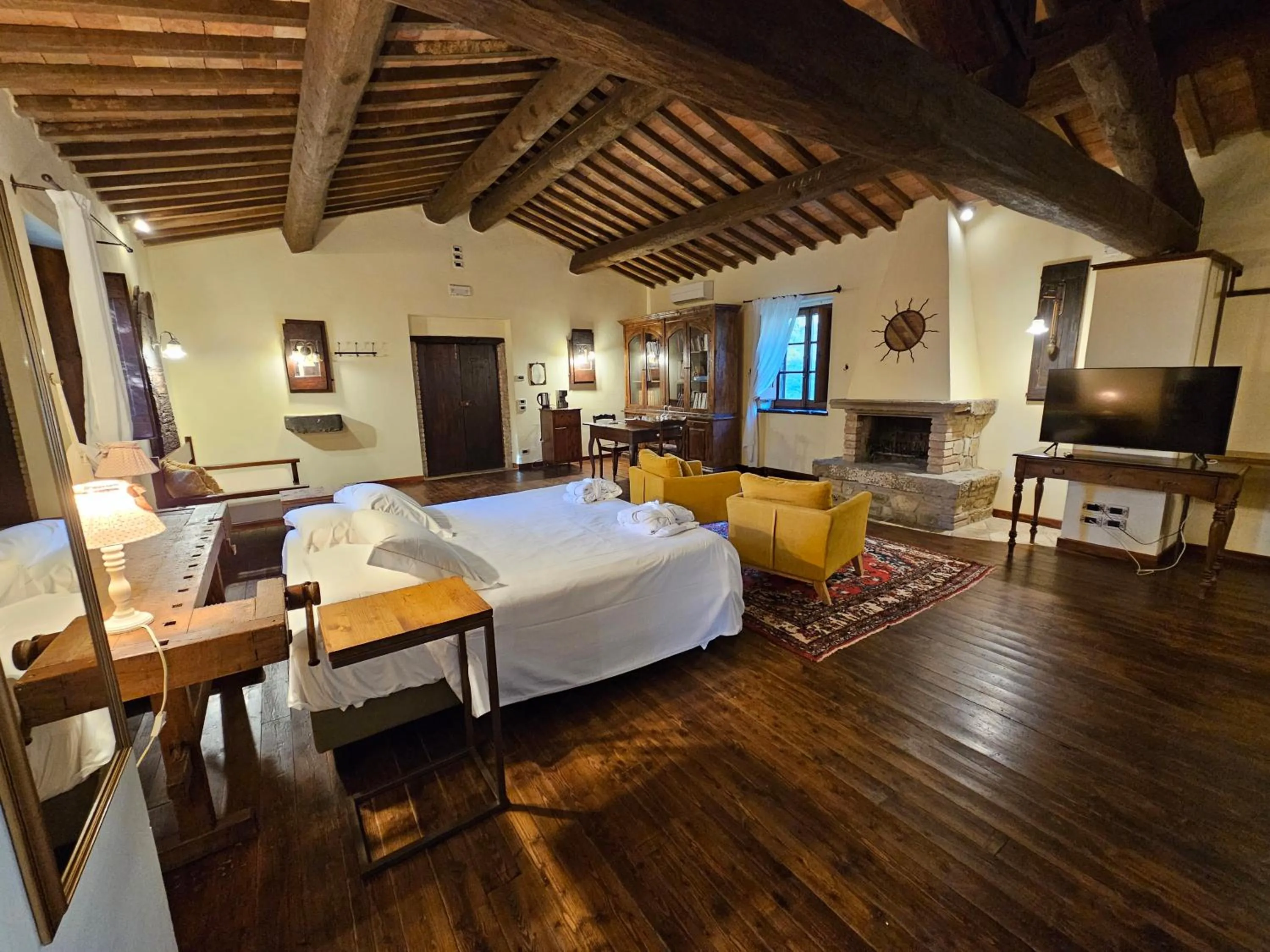 Bed in EcoResort Il Cantico della Natura