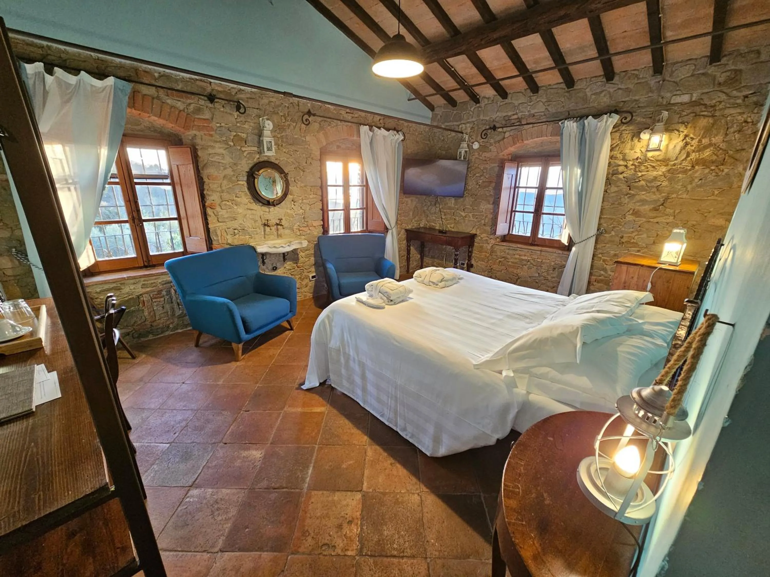 Bed in EcoResort Il Cantico della Natura