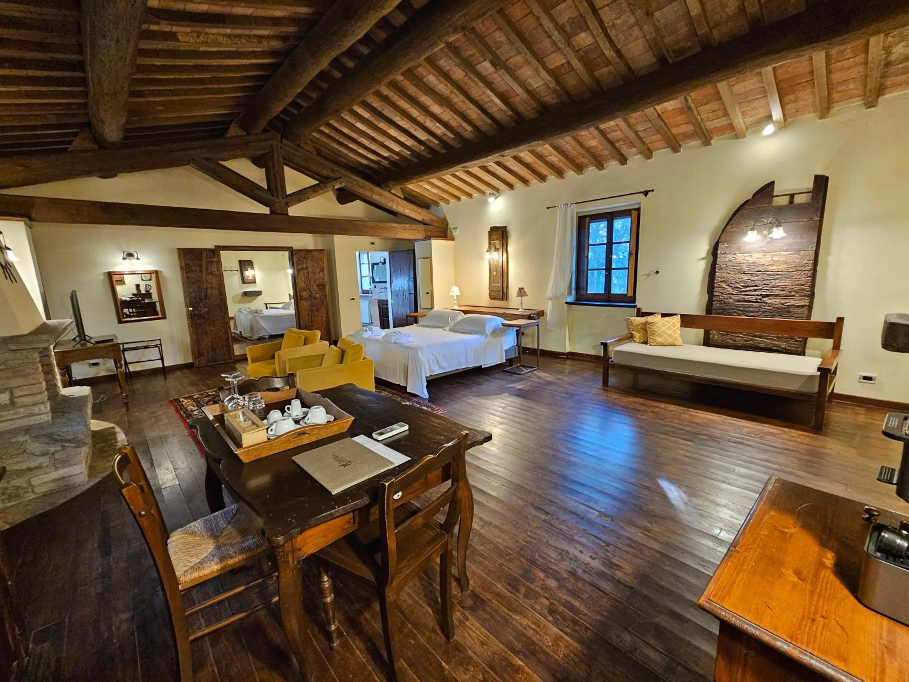 Bed in EcoResort Il Cantico della Natura