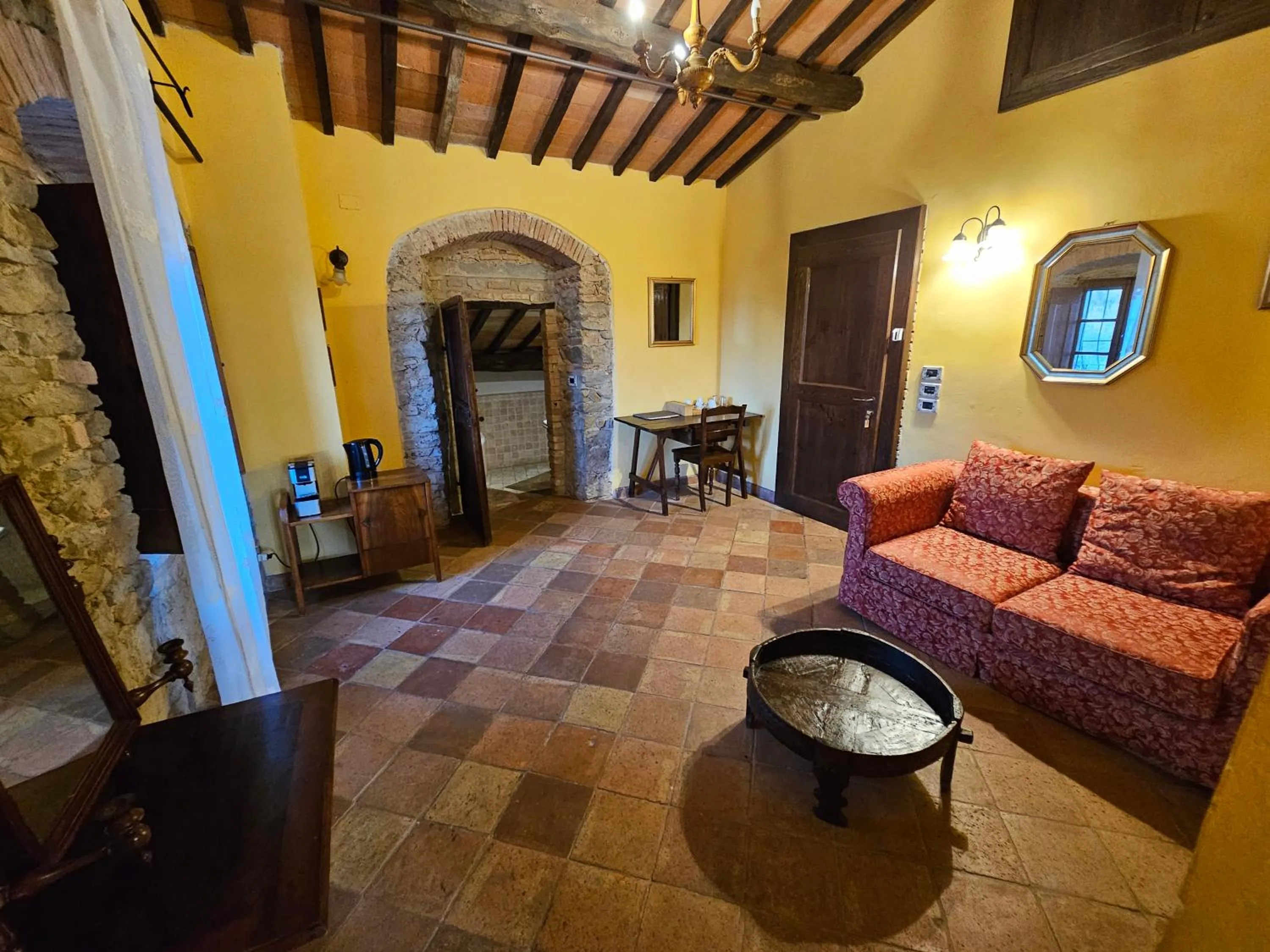 Living room in EcoResort Il Cantico della Natura