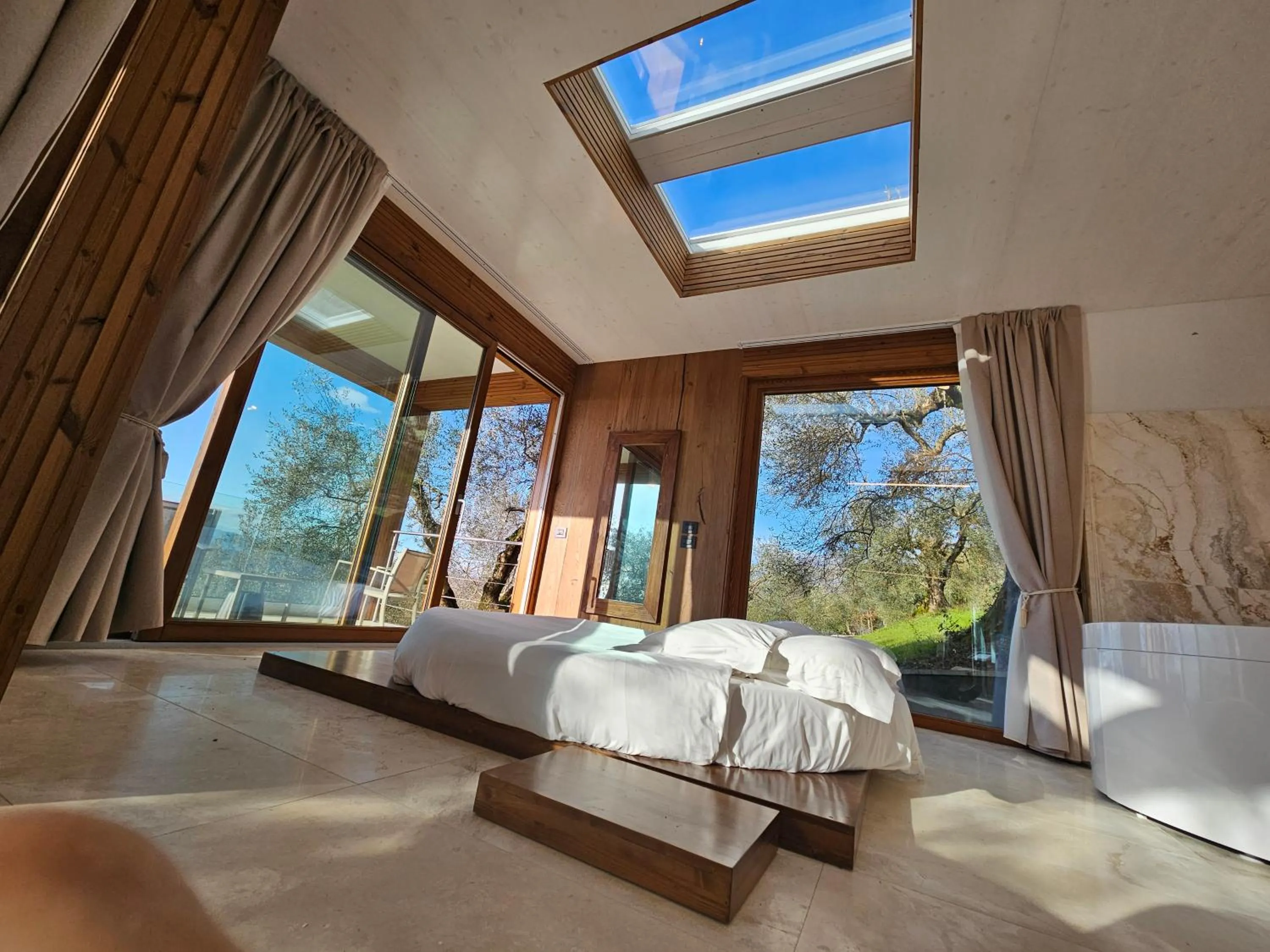 Bed in EcoResort Il Cantico della Natura