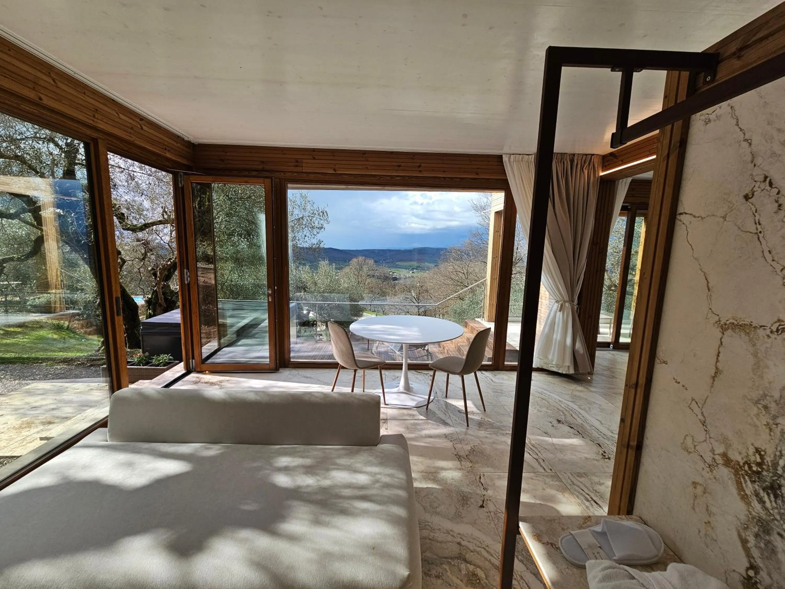 Bed in EcoResort Il Cantico della Natura