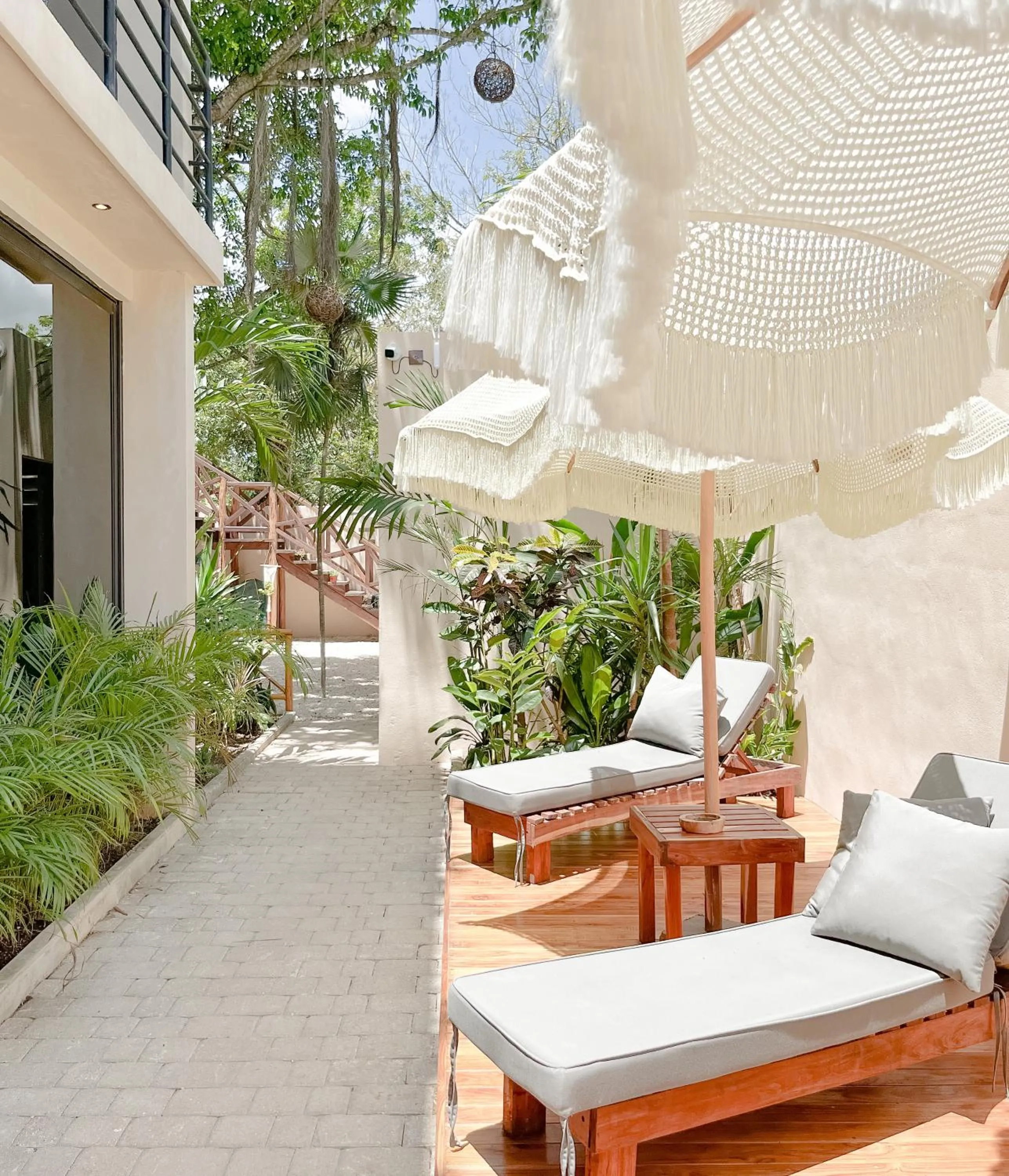 Patio in La Veleta luxury condos