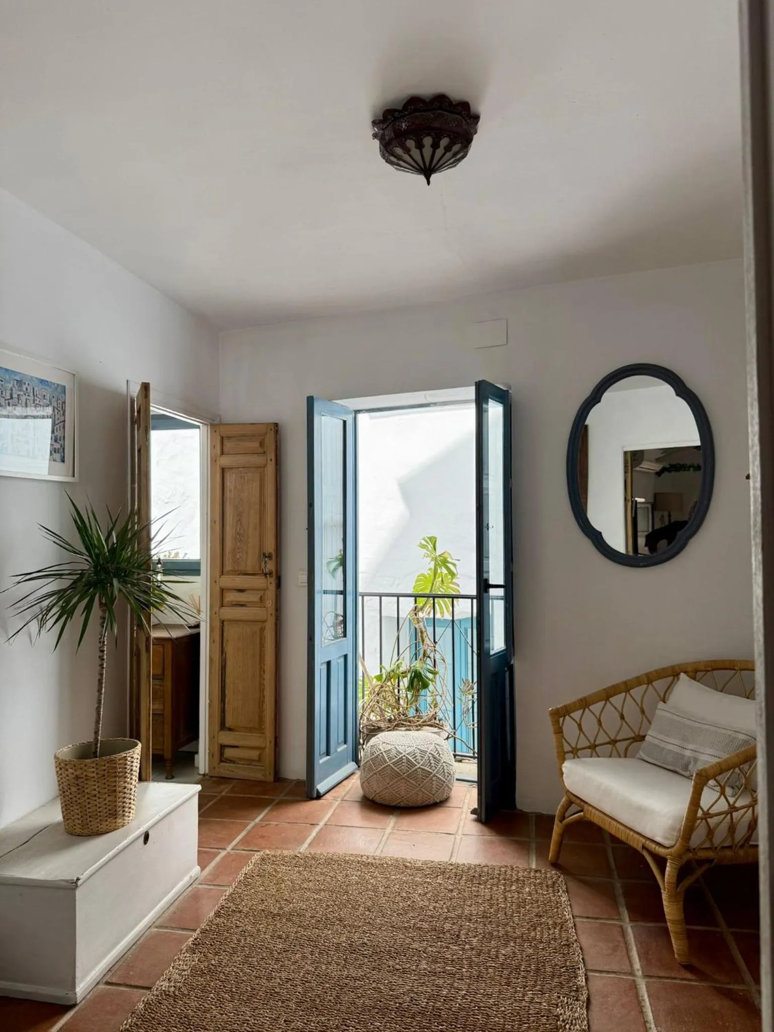 Living room, Bed in Casa Maroma