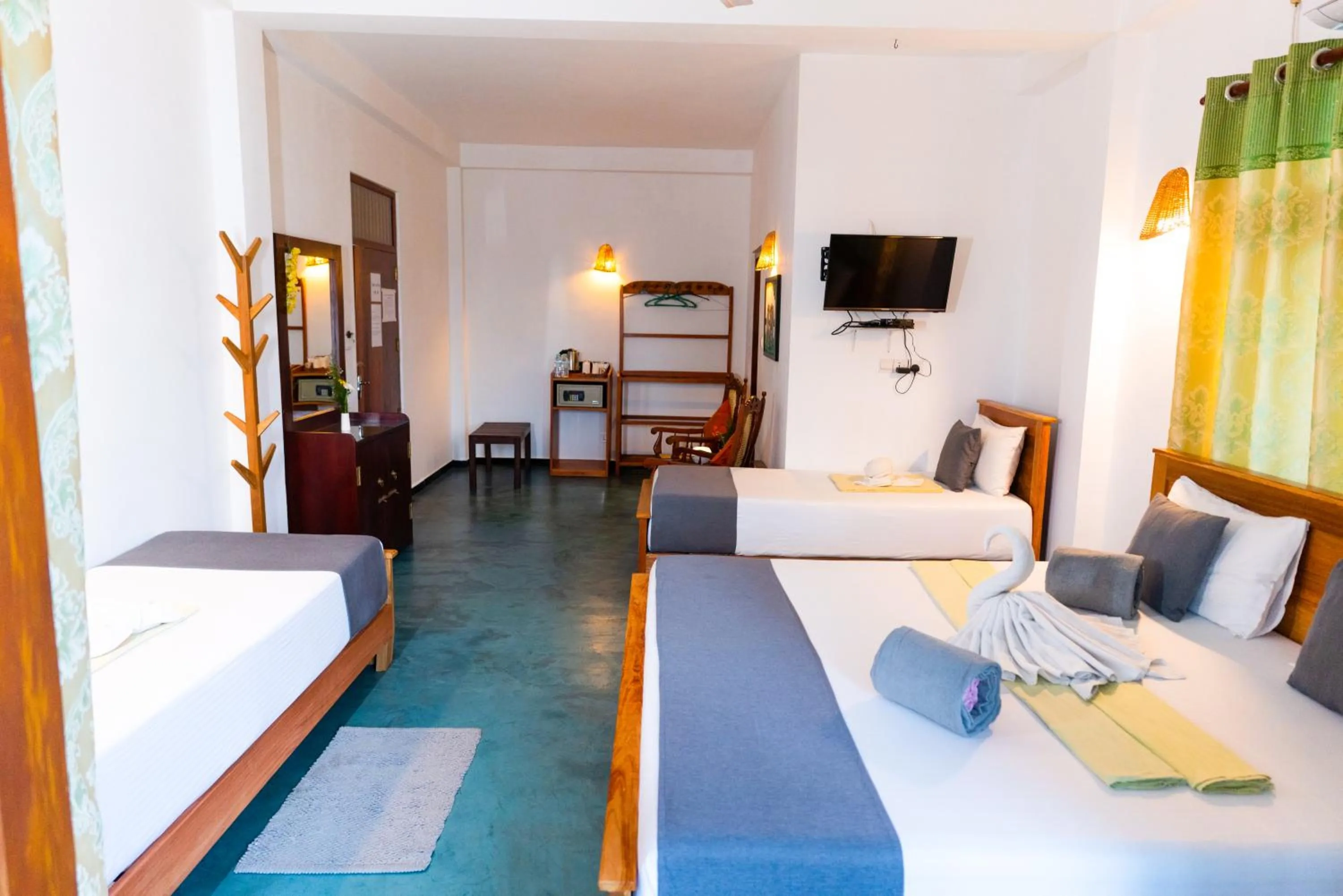 Bedroom, Bed in Hotel Bay Watch Unawatuna