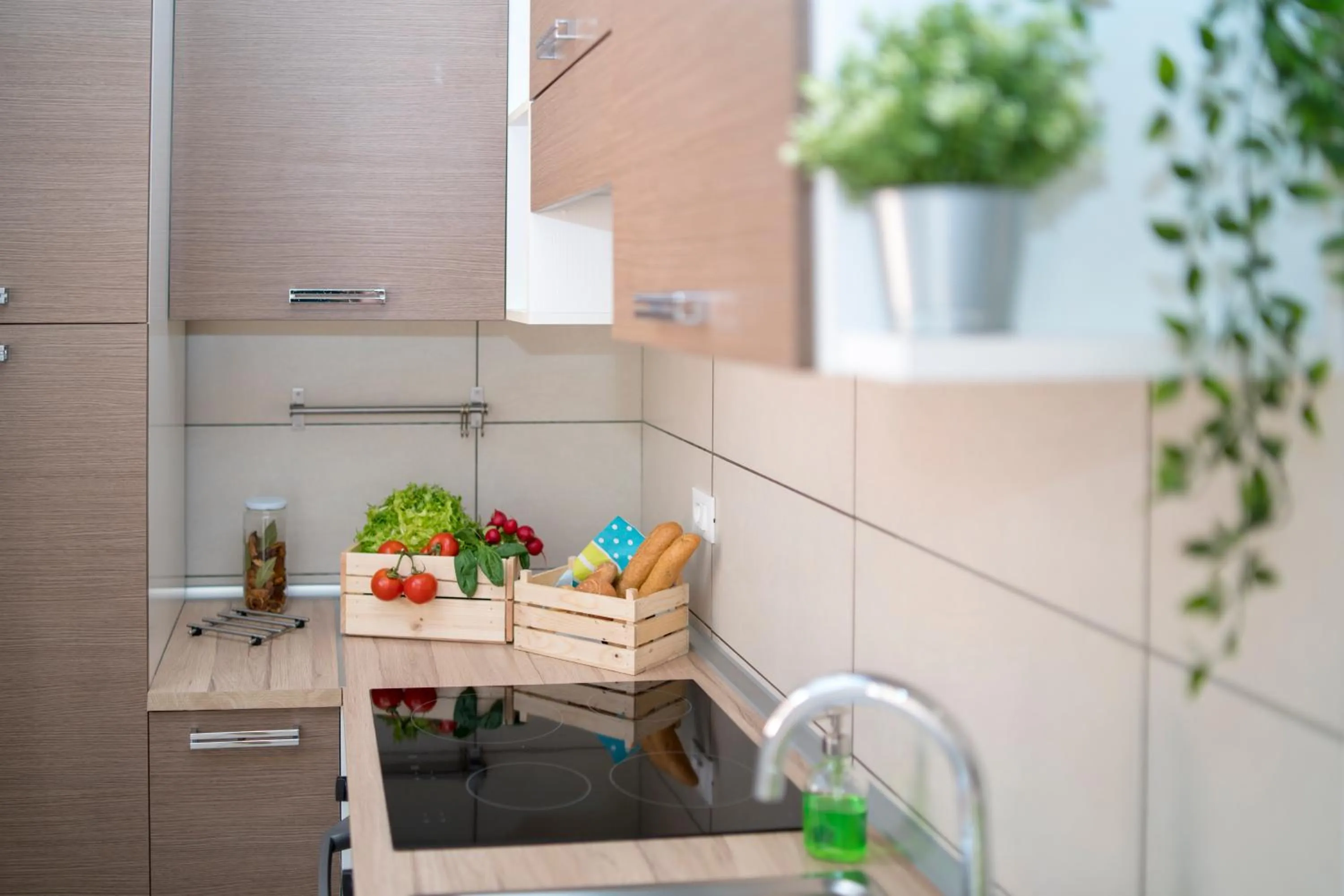 Kitchen or kitchenette in Green Residence