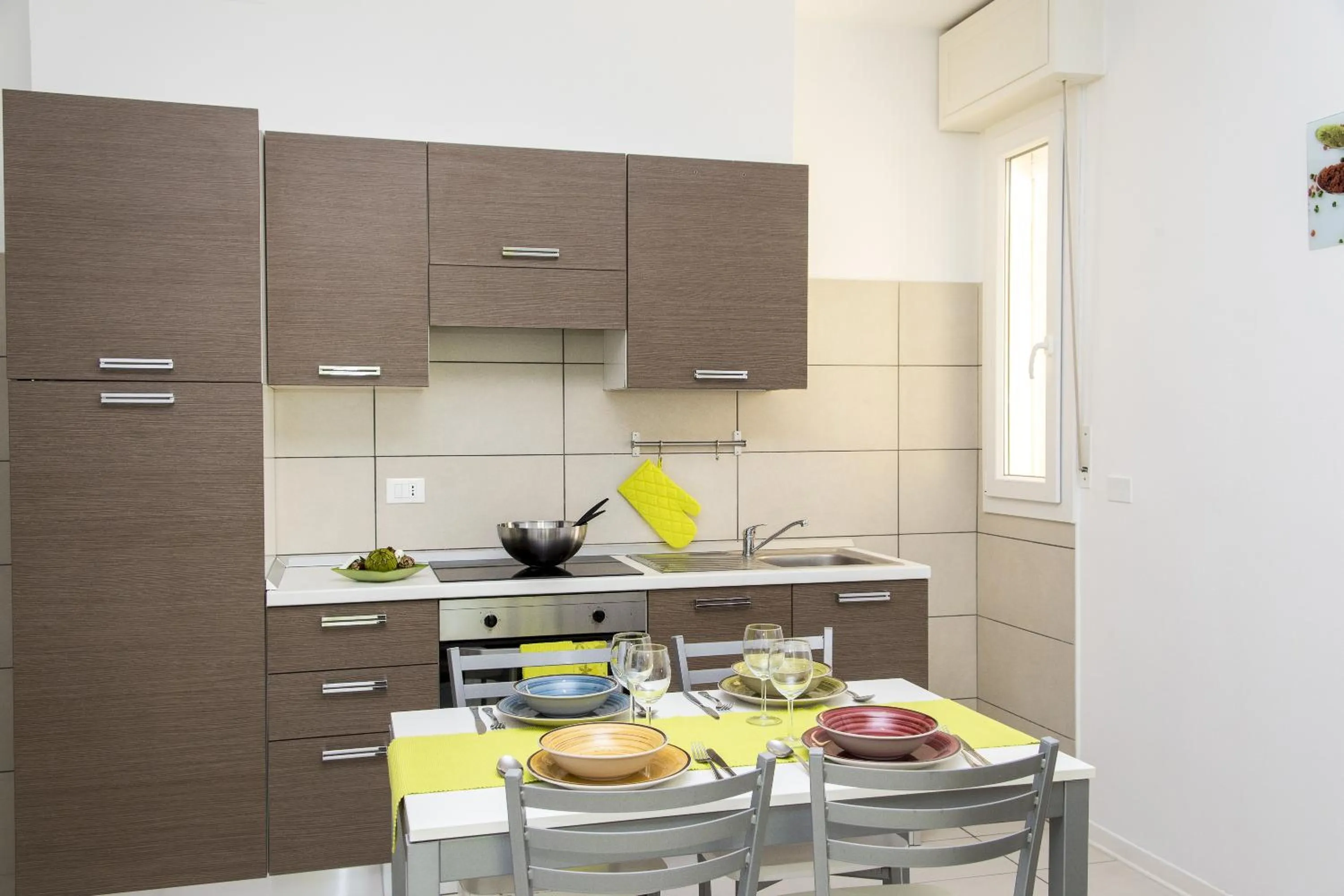 Kitchen or kitchenette in Green Residence